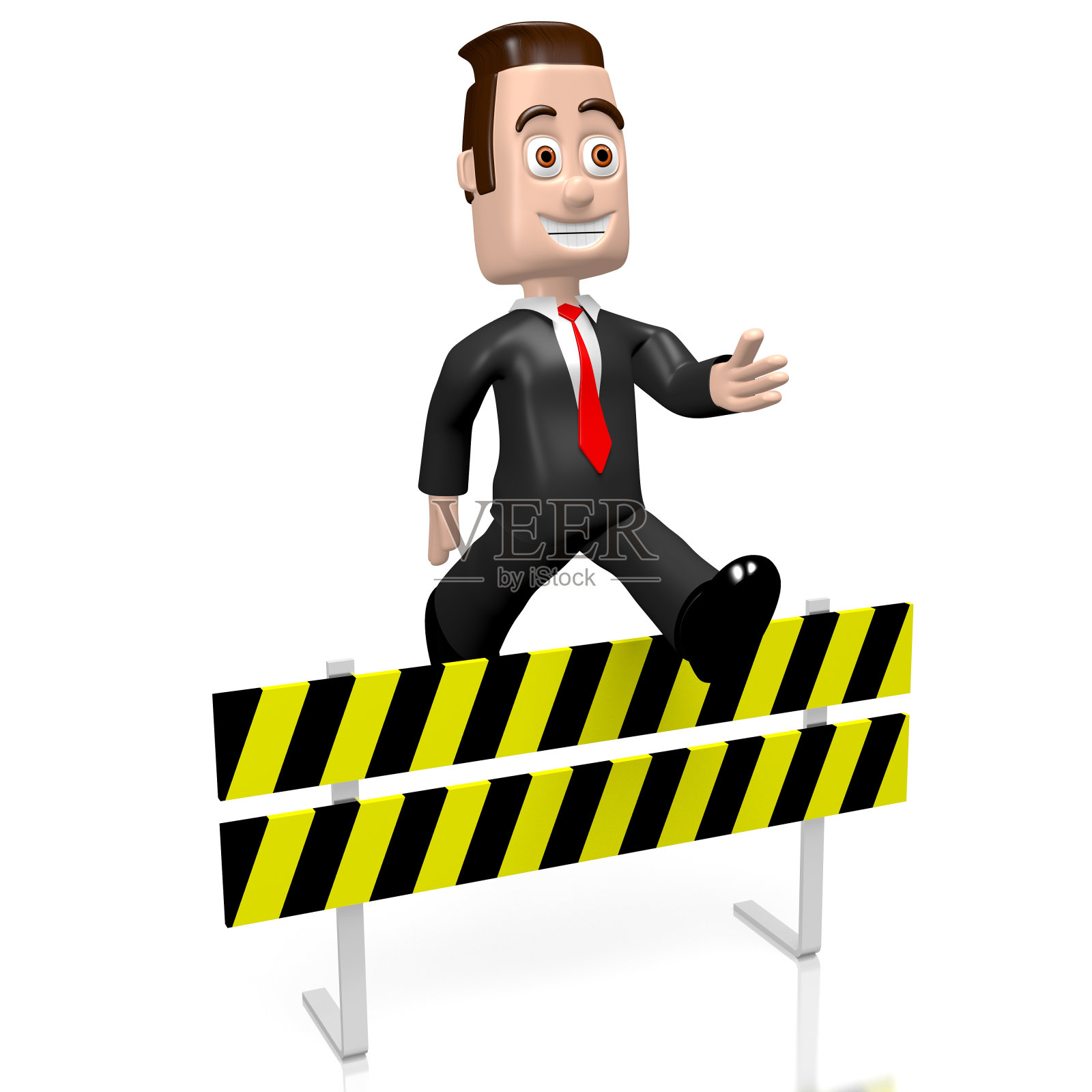 3D障碍概念照片摄影图片