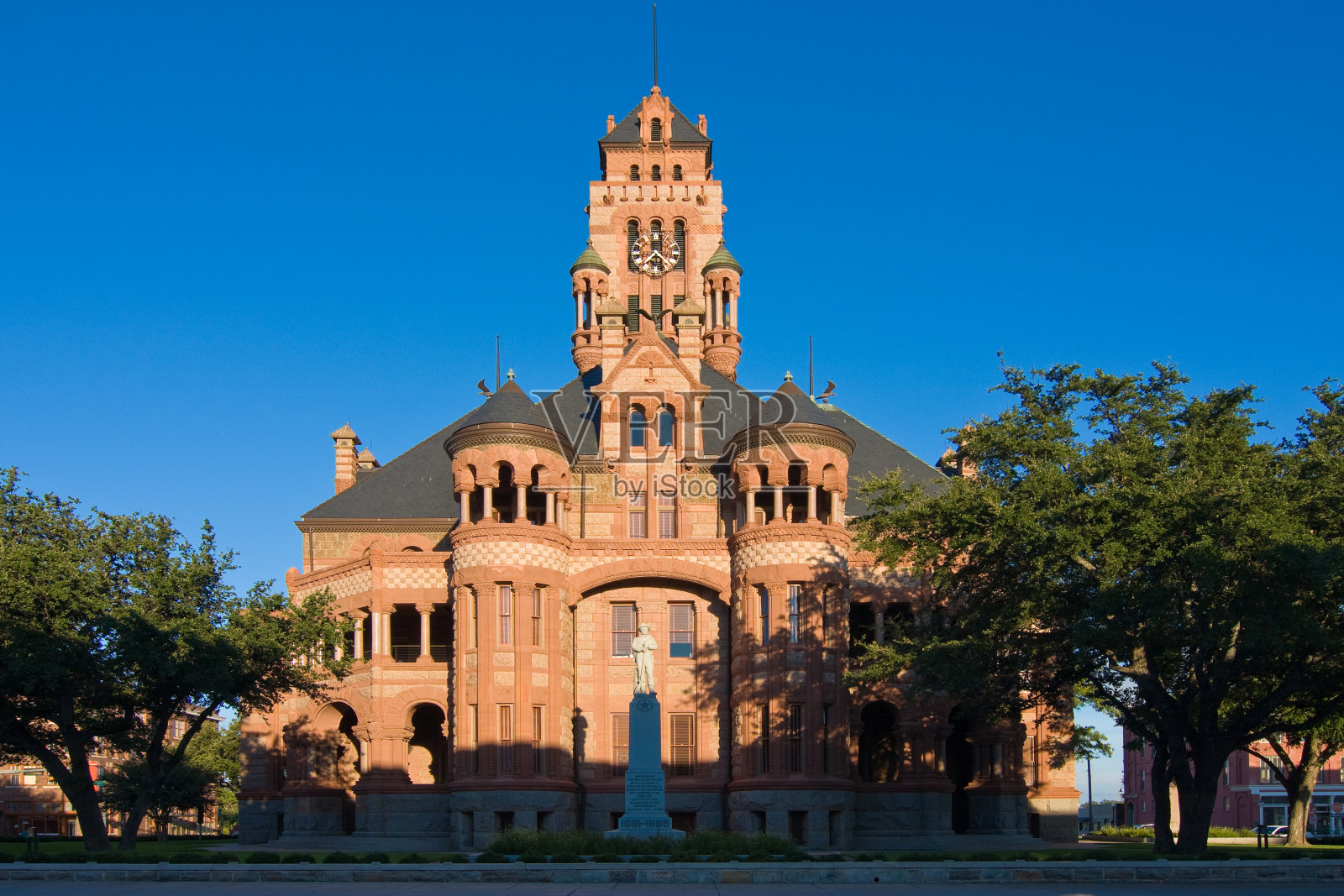 德克萨斯州Waxahachie法院照片摄影图片