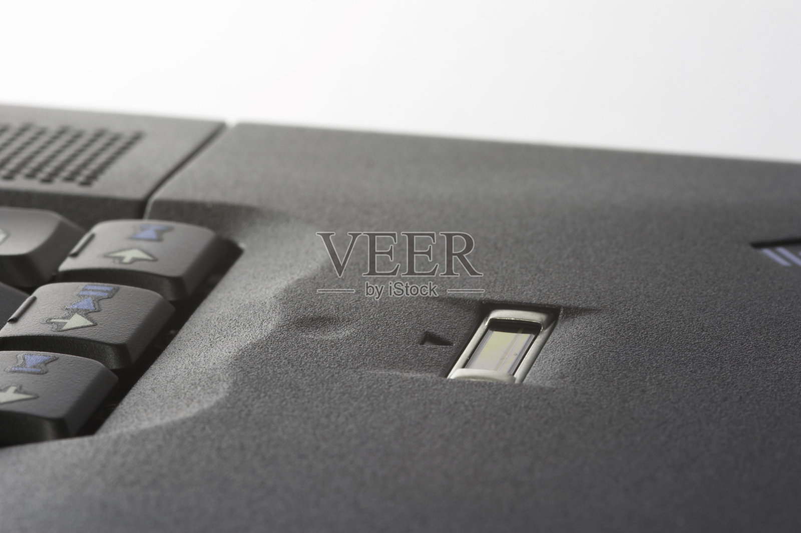 有指纹保护的笔记本电脑照片摄影图片