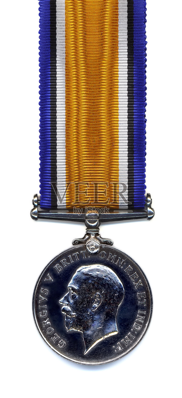 英国战争勋章,1914 - 18(背部)照片摄影图片