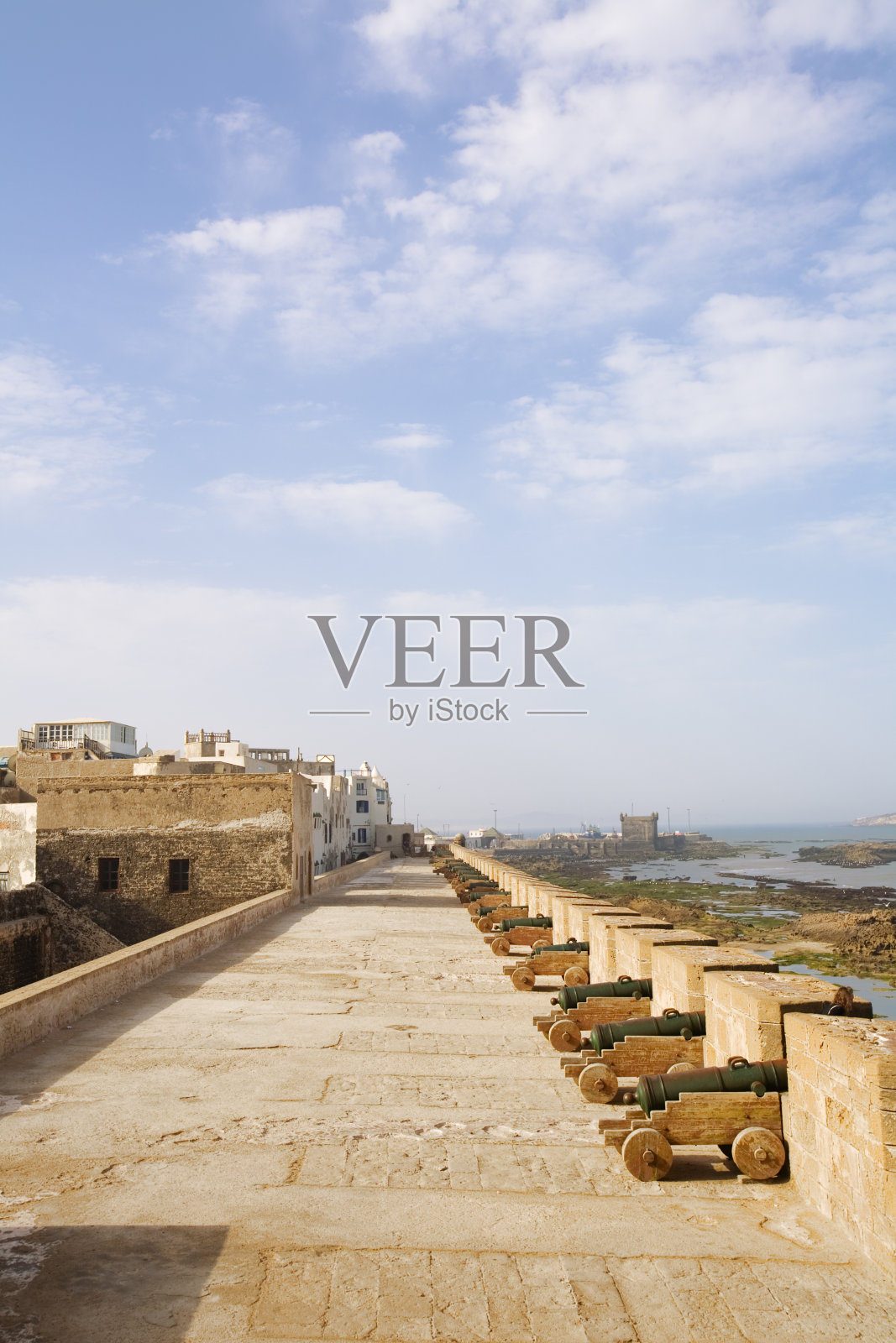 在Essaouira堡垒照片摄影图片