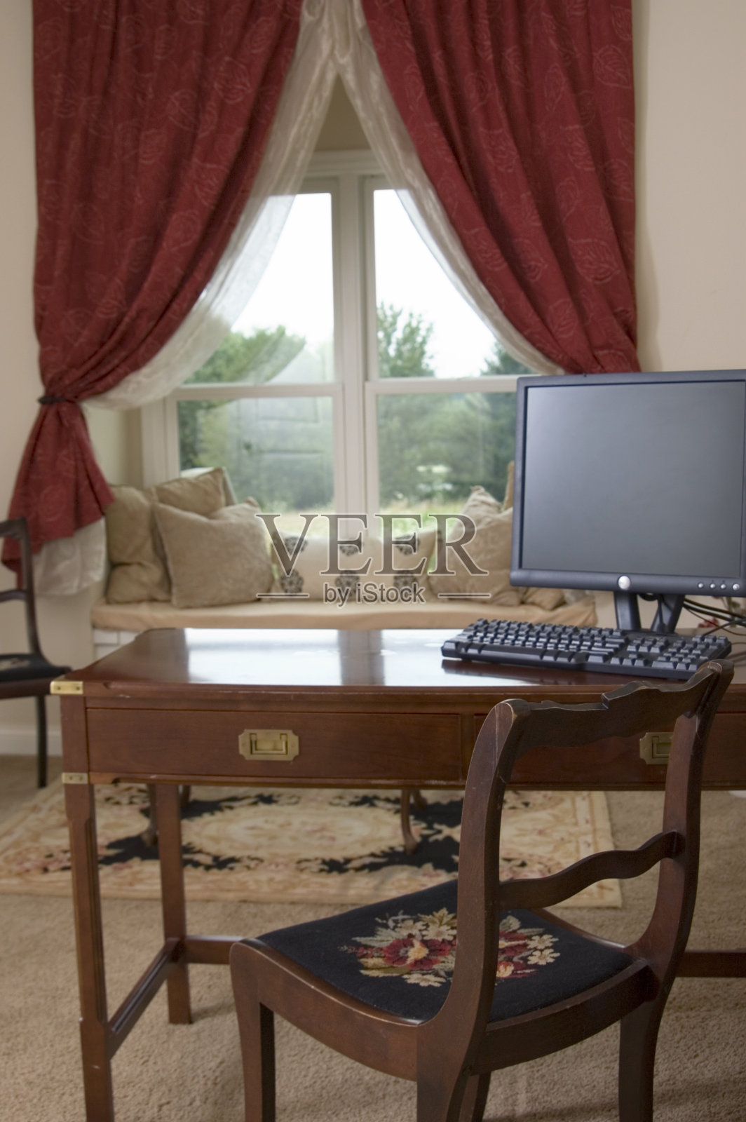 家庭办公室照片摄影图片