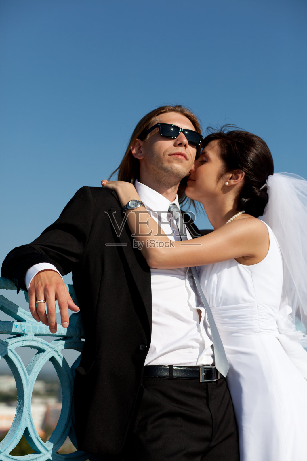 婚礼的夫妇照片摄影图片