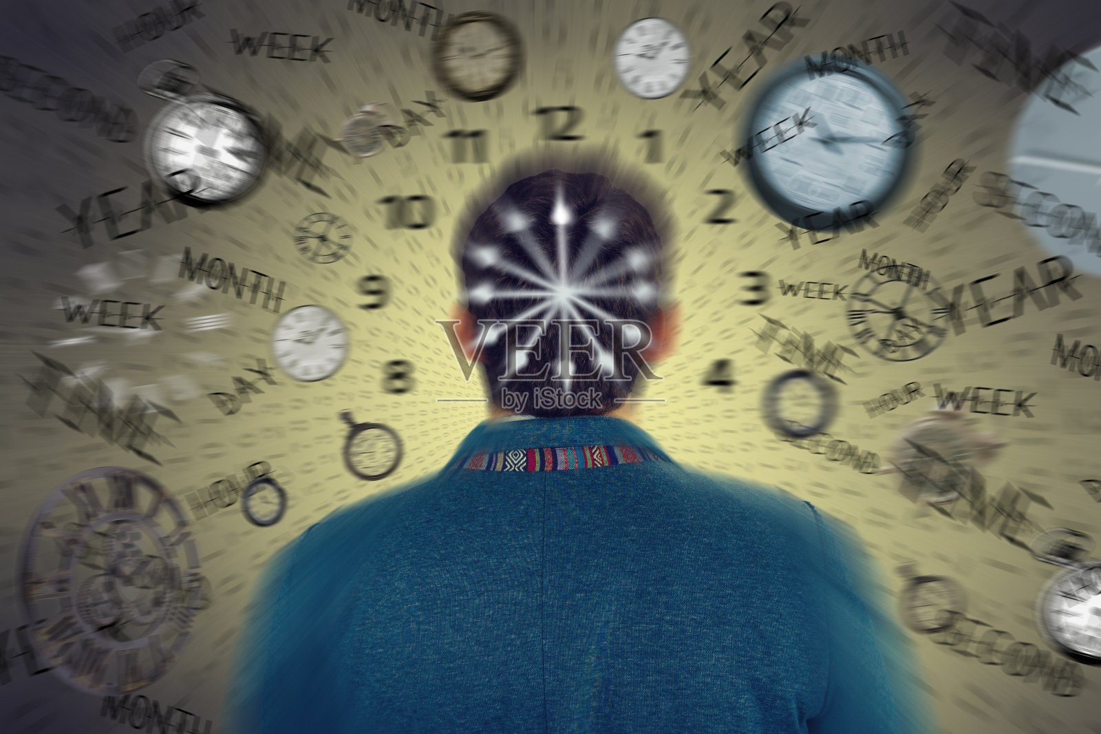 快的时间概念。与时间赛跑。时间太少了照片摄影图片