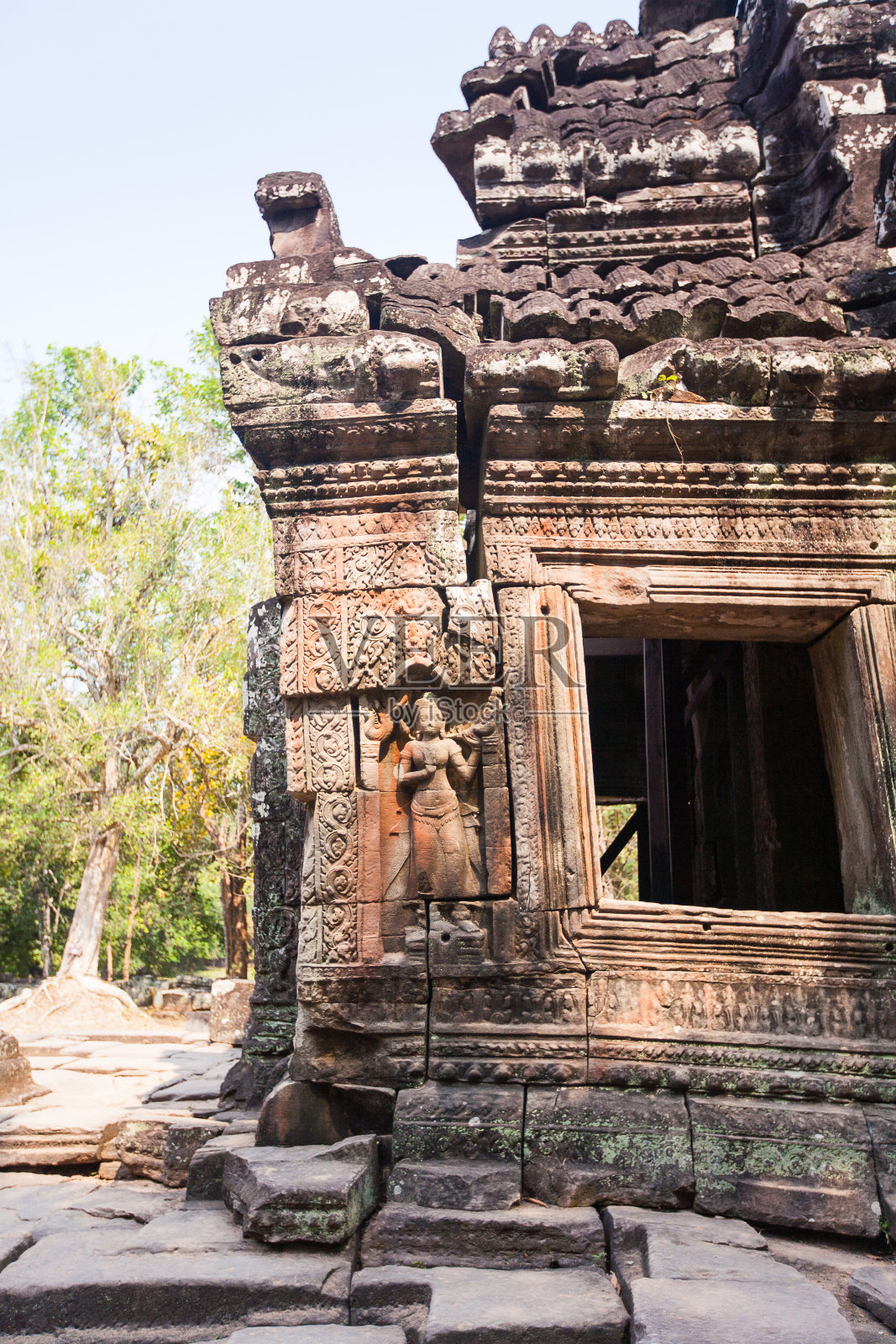 柬埔寨暹粒的班迭村照片摄影图片