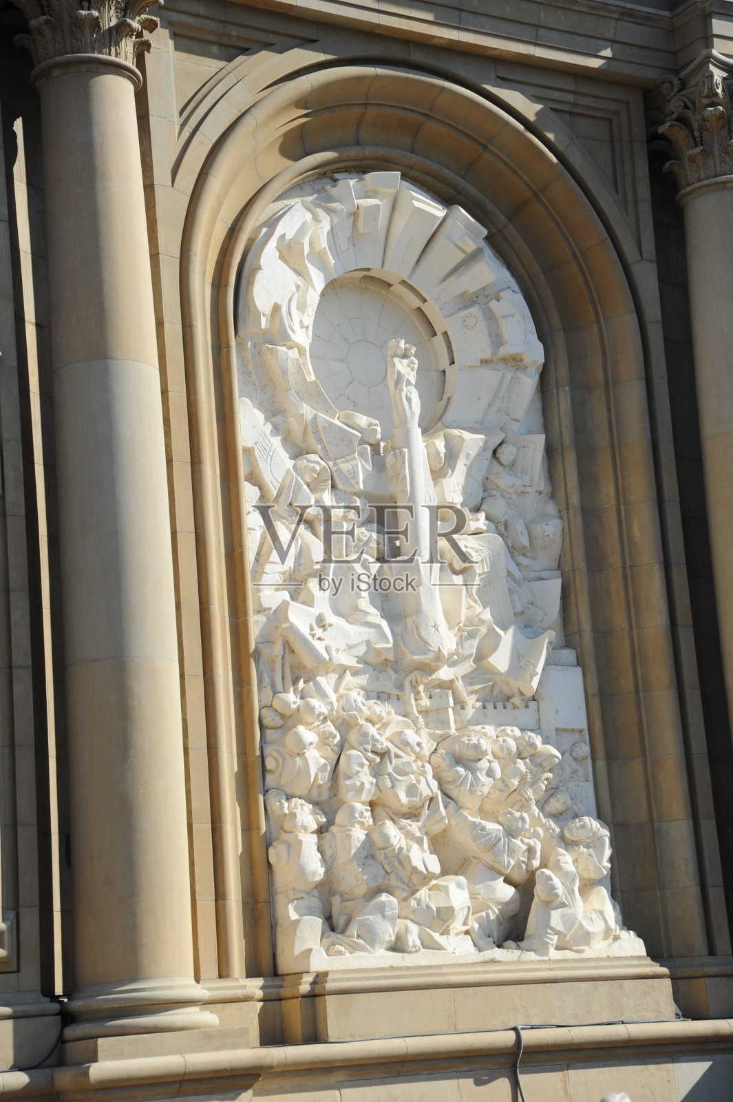 房屋外墙 - 西班牙萨拉戈萨城市景观照片摄影图片