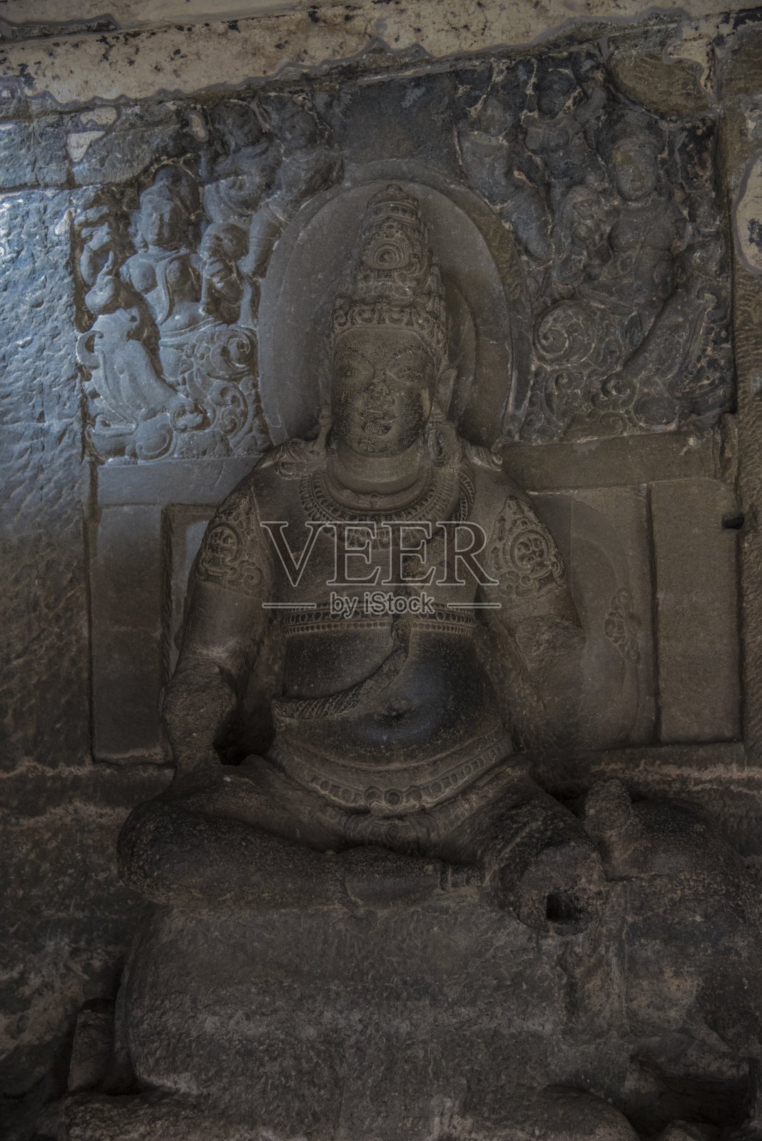 埃洛拉洞穴照片摄影图片