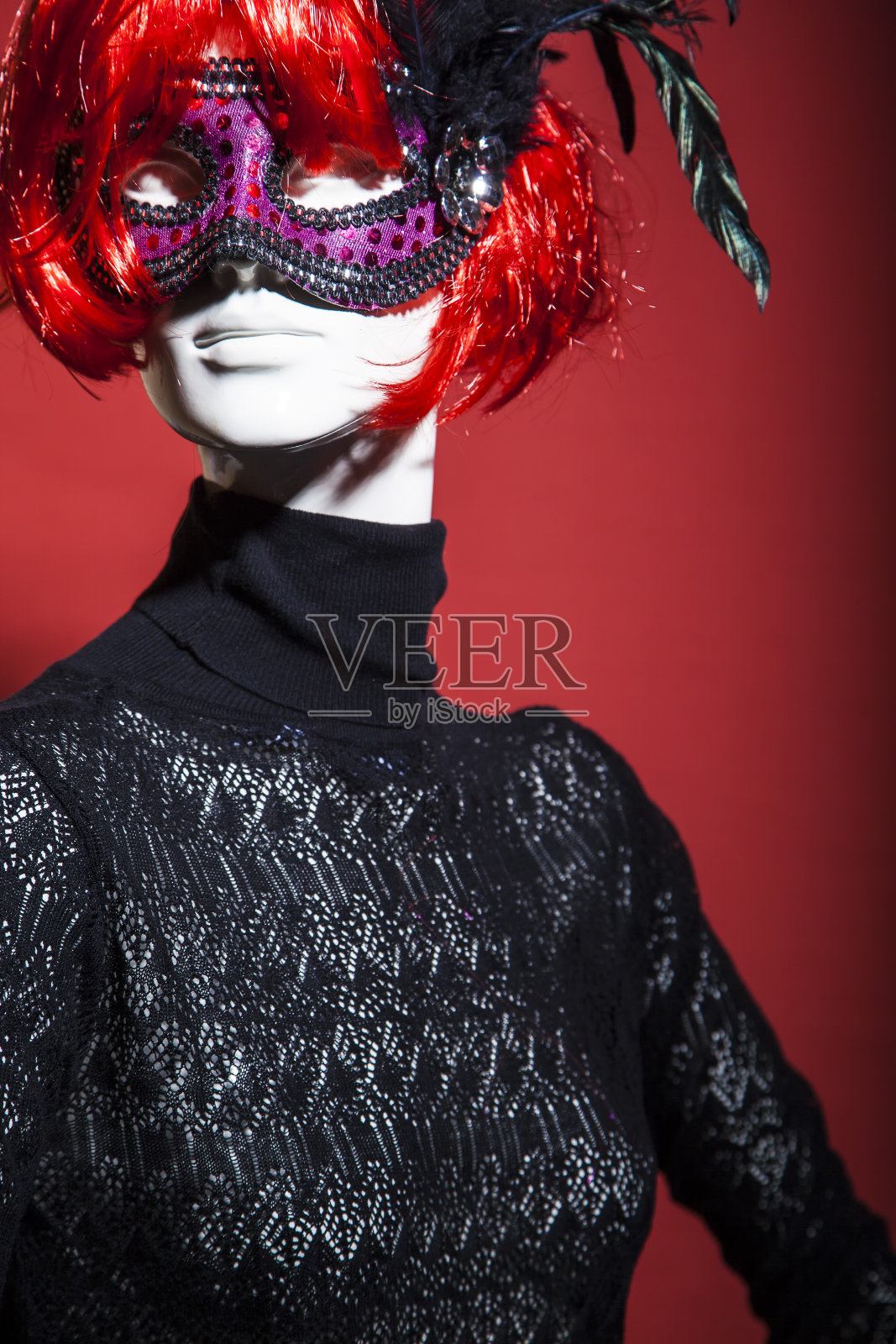 性感模特娃娃照片摄影图片