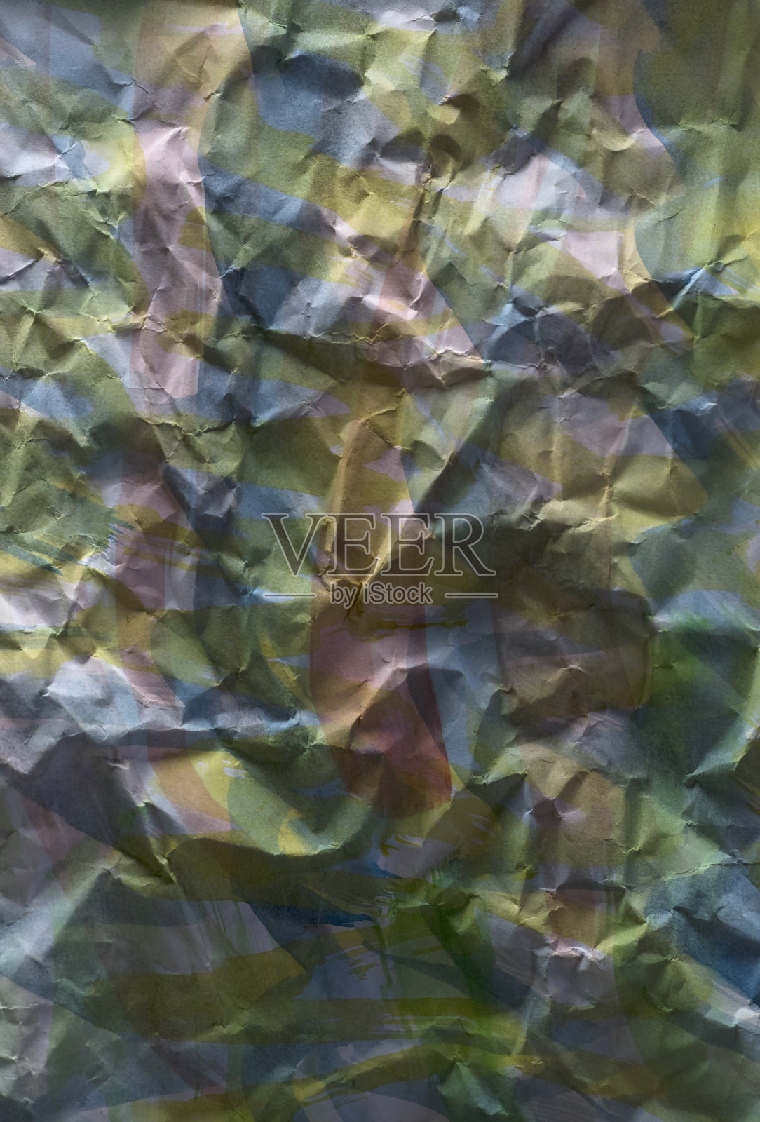 背景的彩色皱纸照片摄影图片