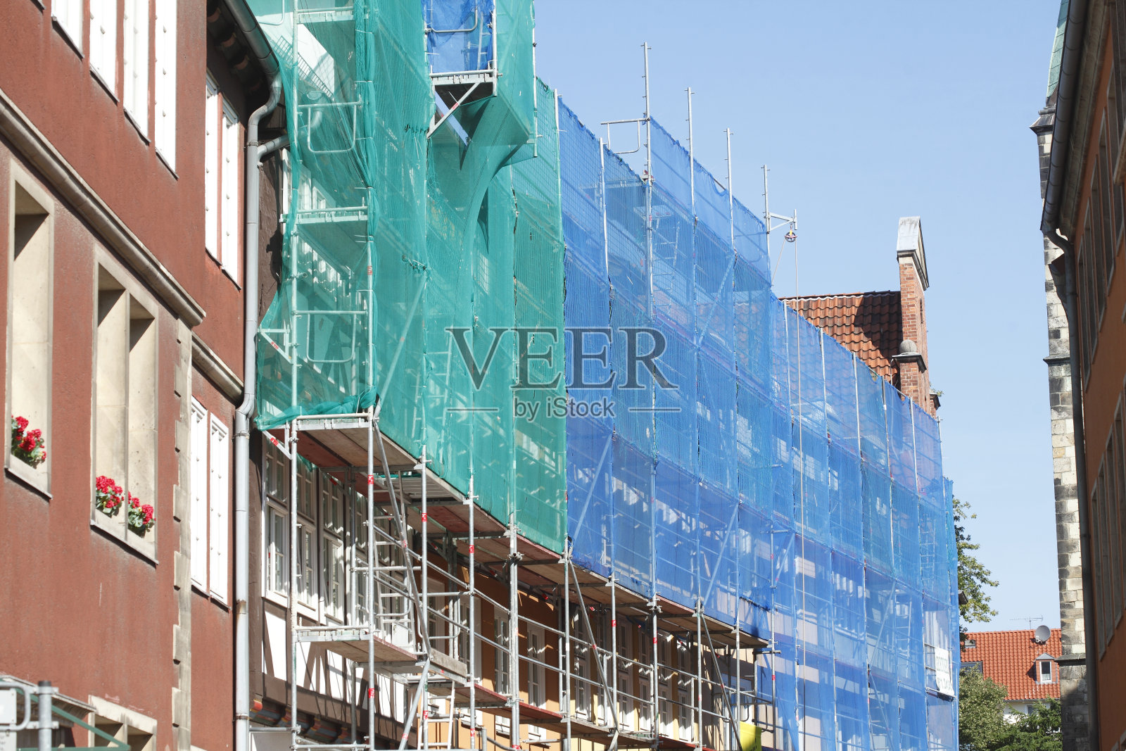 工地,脚手架老弟照片摄影图片