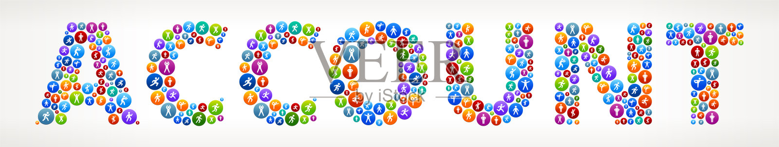 帐户活跃的生活方式健康矢量按钮插画图片素材