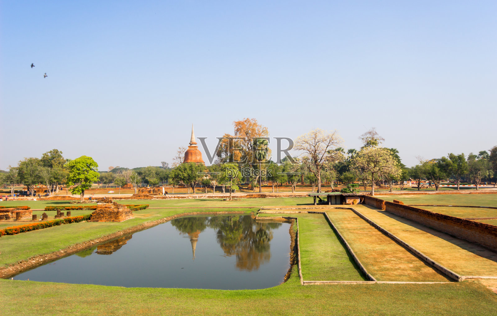 素可泰历史公园照片摄影图片