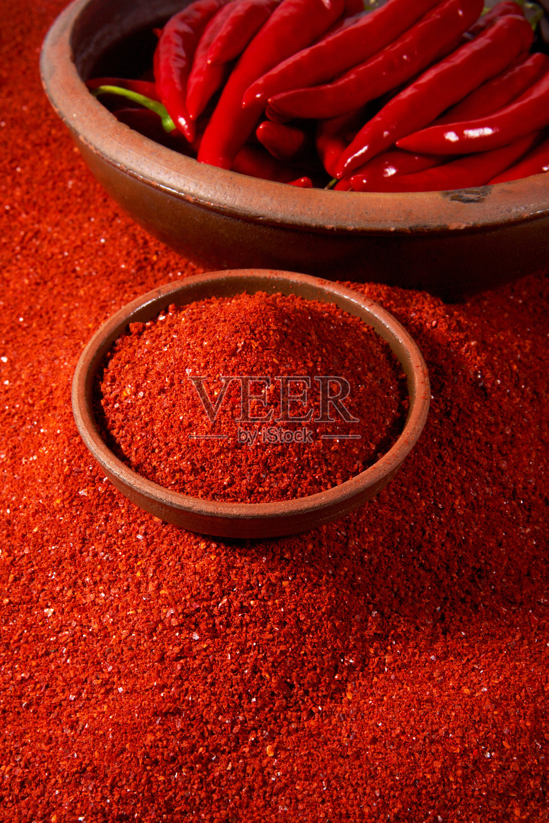 红辣椒粉照片摄影图片