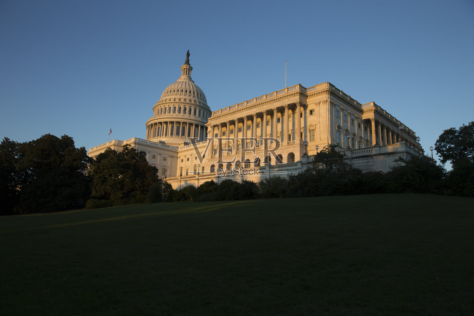 下午在美国首都华盛顿特区的哥伦比亚特区照片摄影图片