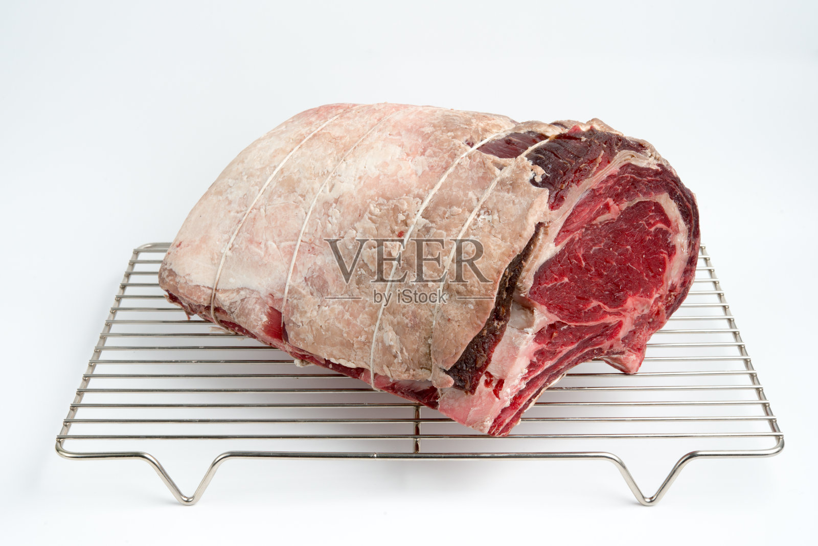 干陈化第二周-加拿大上等肋排在干陈化过程中烘烤照片摄影图片