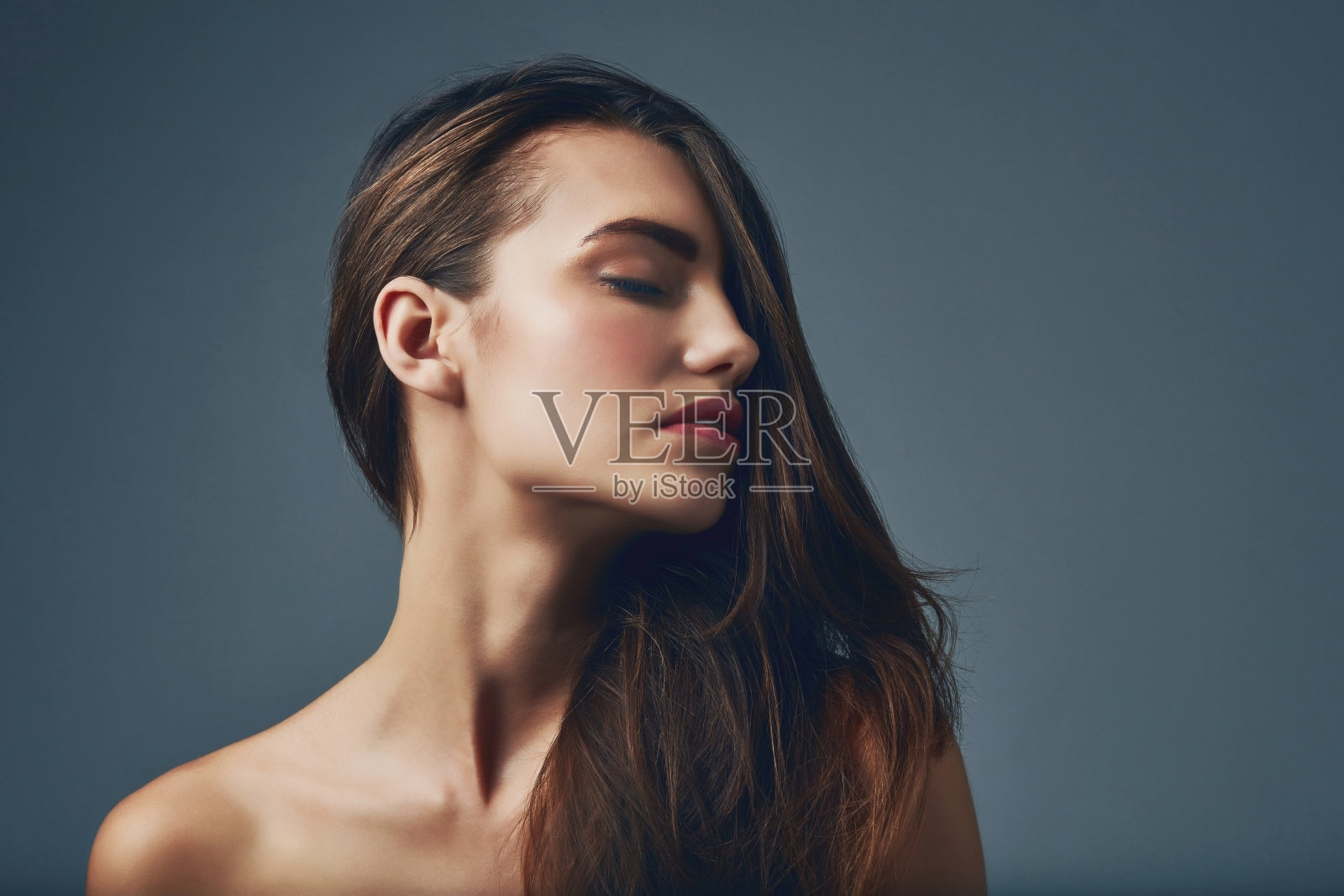 如果完美无瑕有一张脸,那就是她的了照片摄影图片