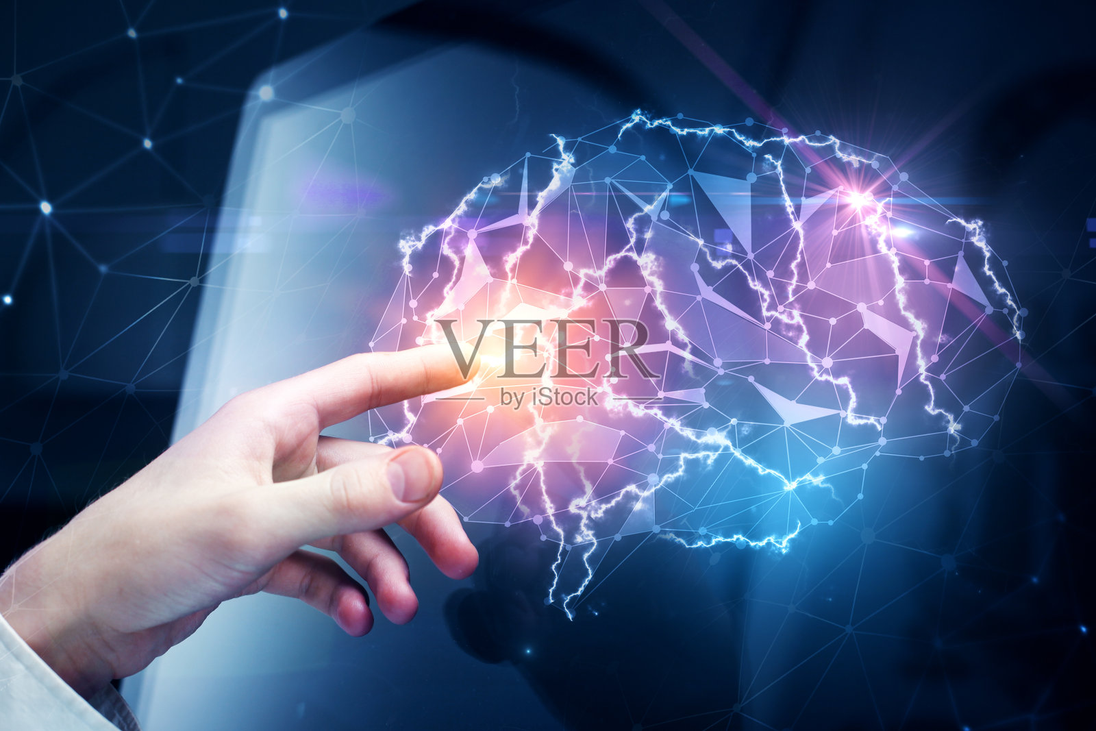 人工思维的概念照片摄影图片