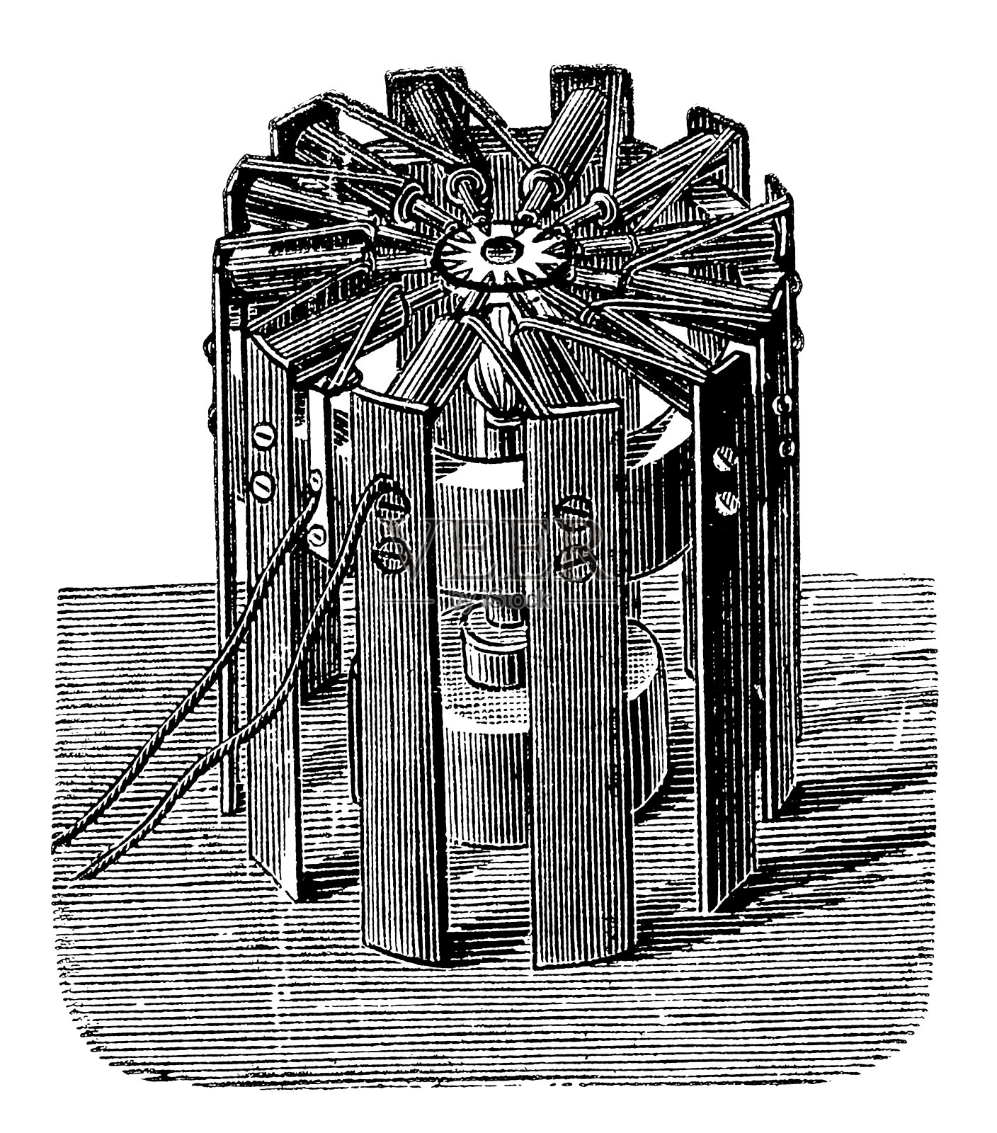 一个Thermo-Column插画图片素材