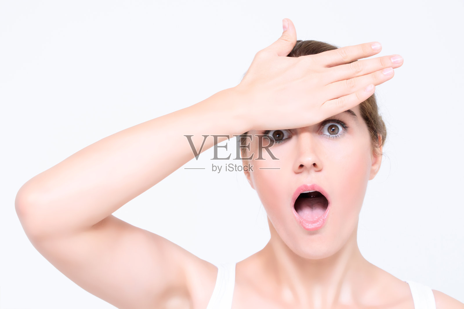 面对模拟照片摄影图片