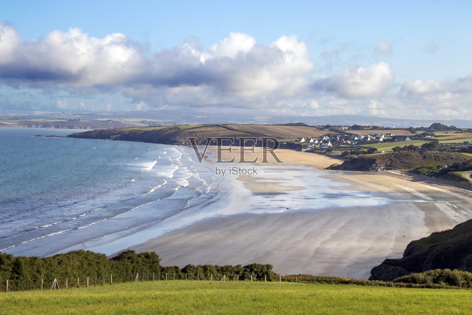 信贷额度。普拉奇·德·克尔兹。菲尼斯特。布列塔尼照片摄影图片
