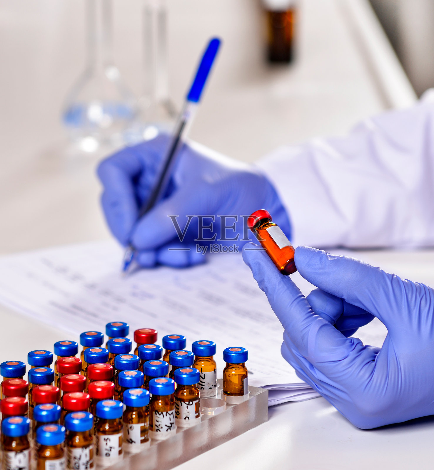 实验室工作照片摄影图片