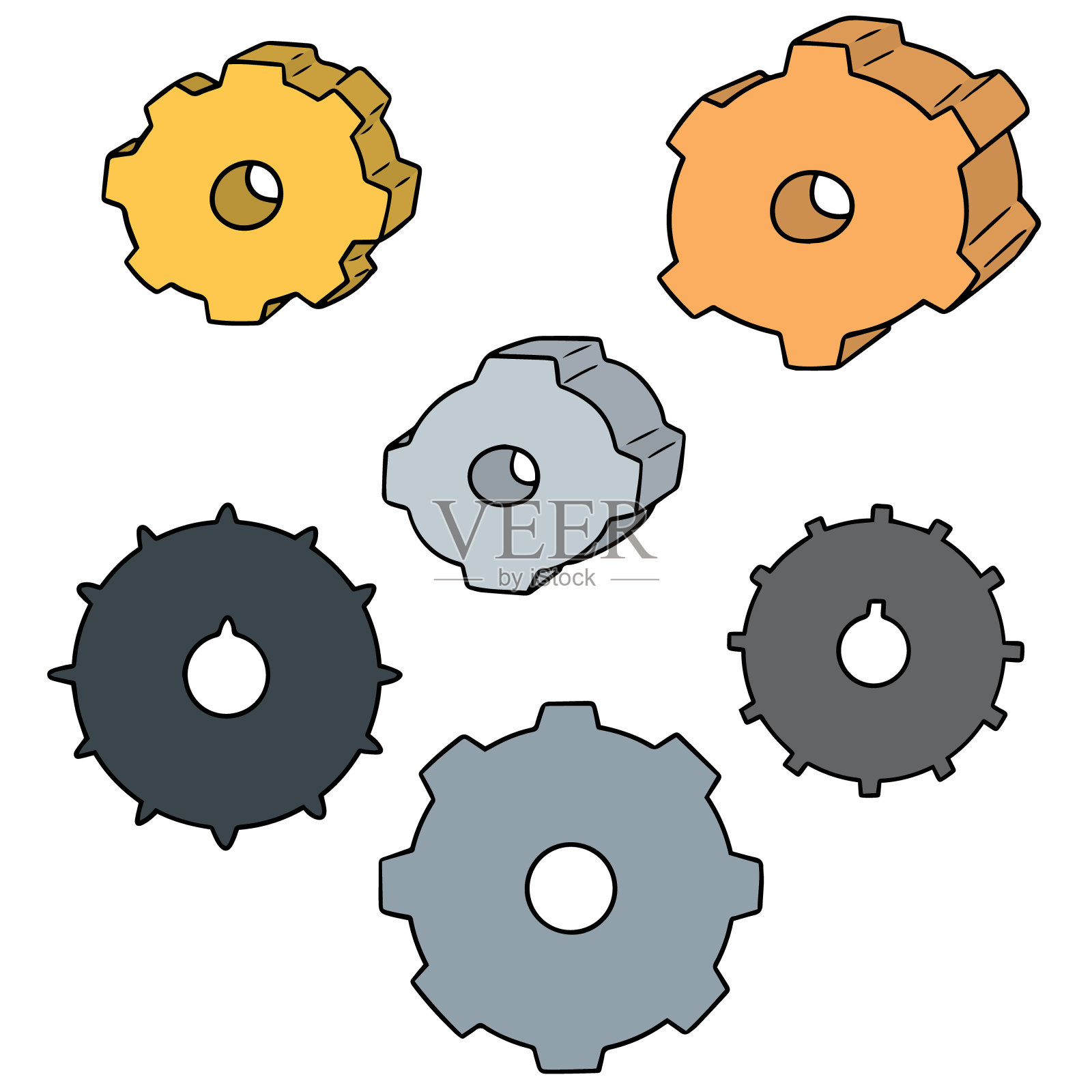 齿轮设计元素图片