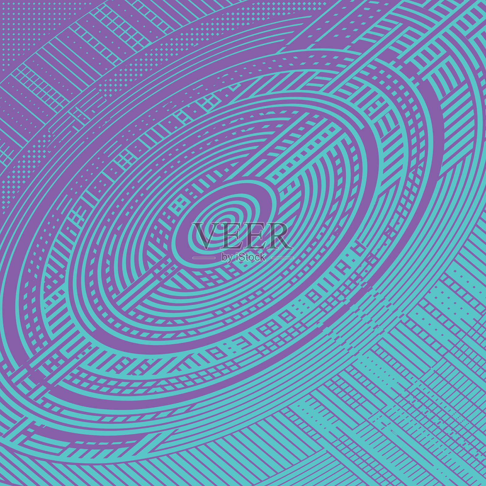 色彩丰富的波普艺术半色调图案背景插画图片素材