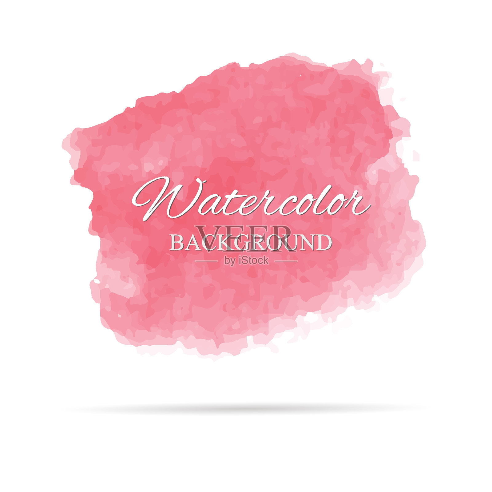 美丽的抽象水彩艺术手绘在白色的背景,刷纹理的标志。这里有文本的位置。完美的标题笔触设计。豪华精品插图。插画图片素材