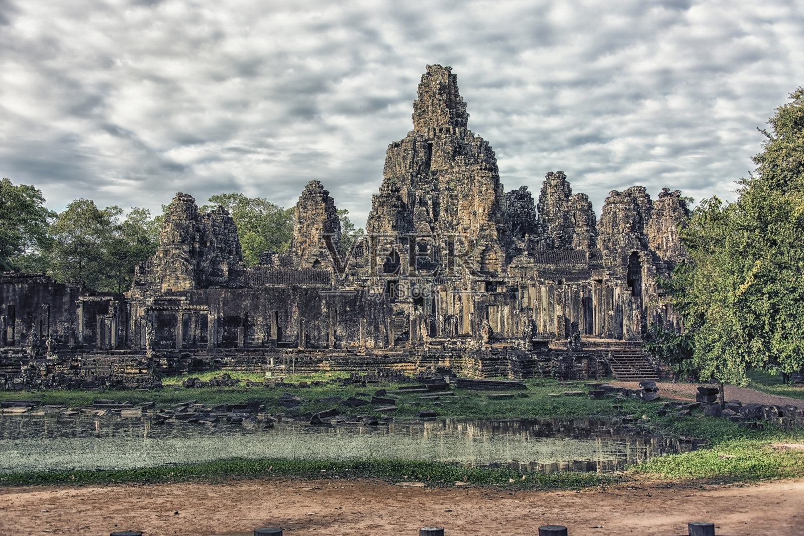 吴哥窟的吴哥窟照片摄影图片