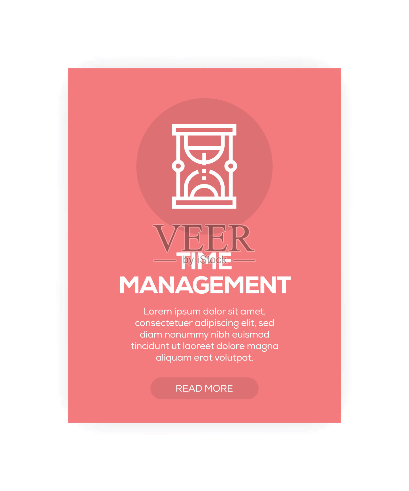 时间管理的概念插画图片素材