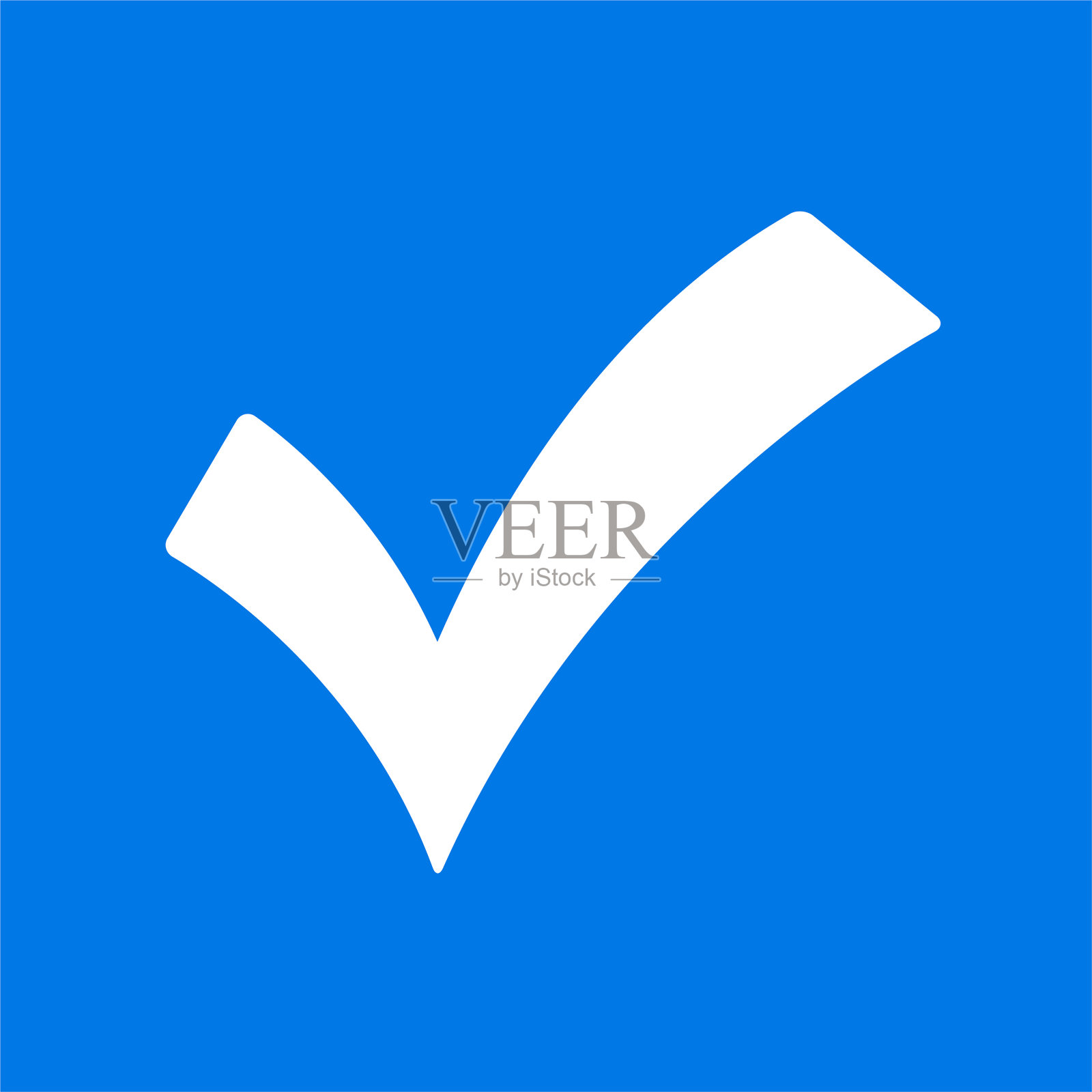 复选标记。插画图片素材