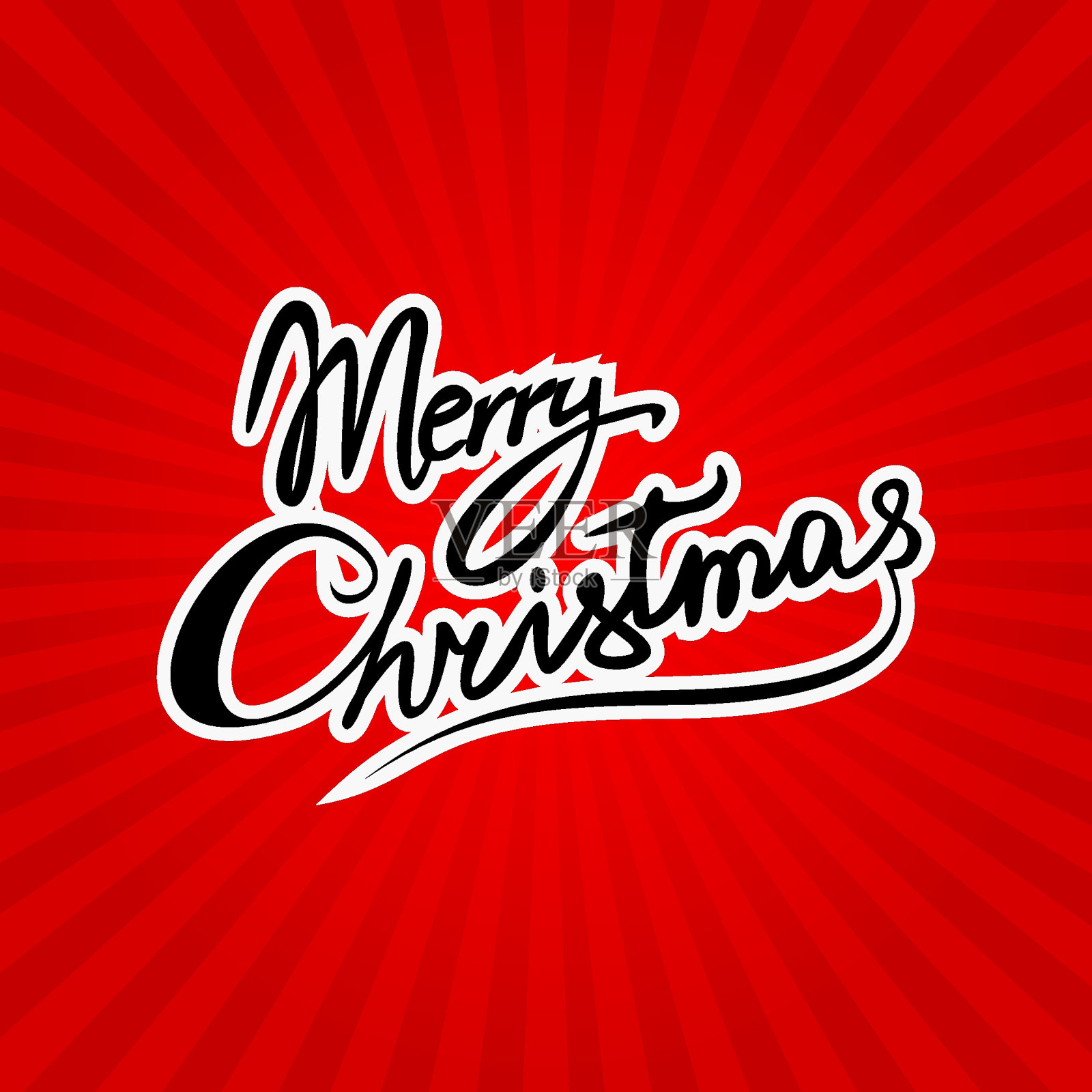 圣诞快乐矢量文本2018插画图片素材