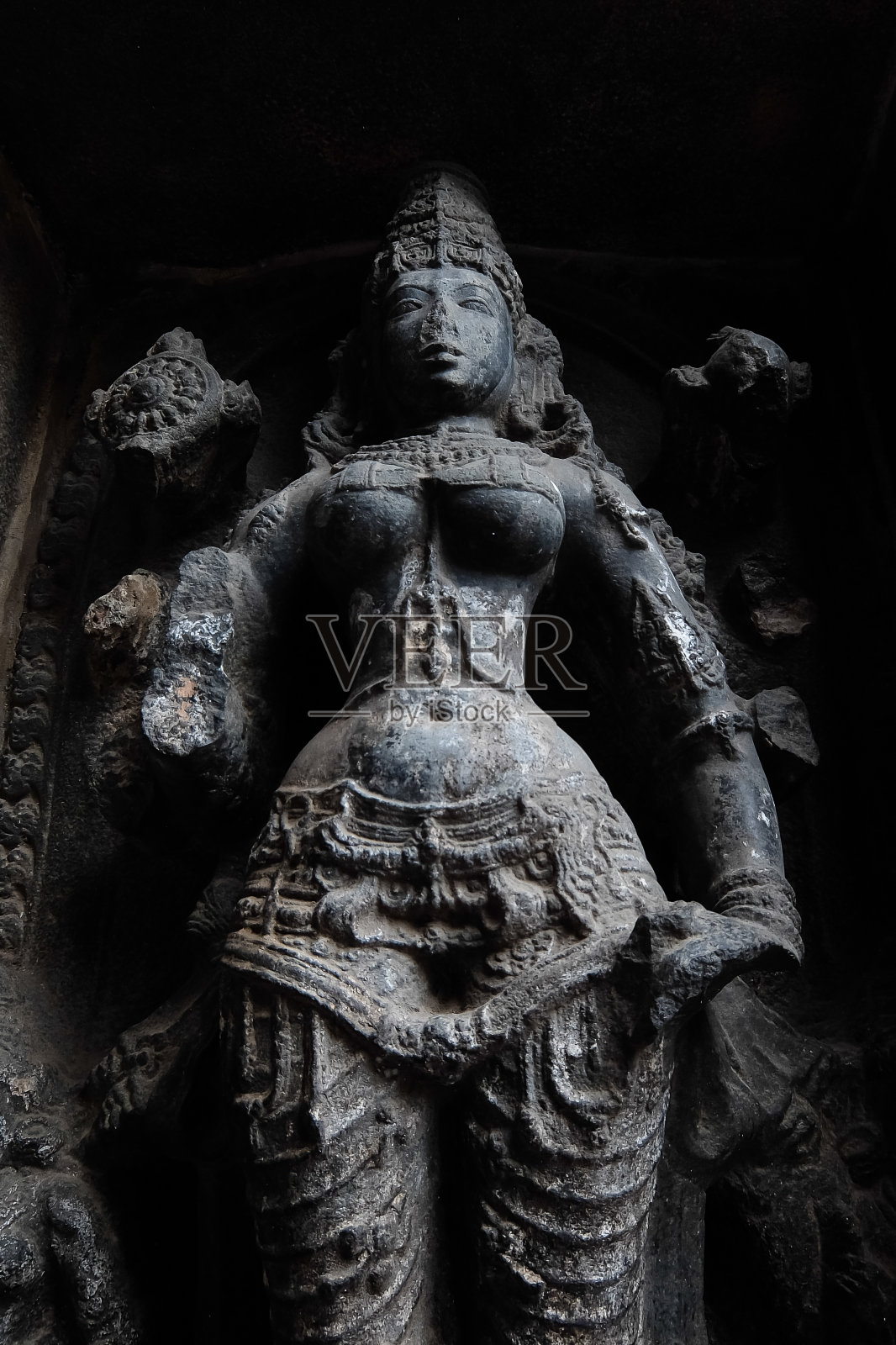 奇丹巴拉姆,Nataraja庙门口的雕像照片摄影图片