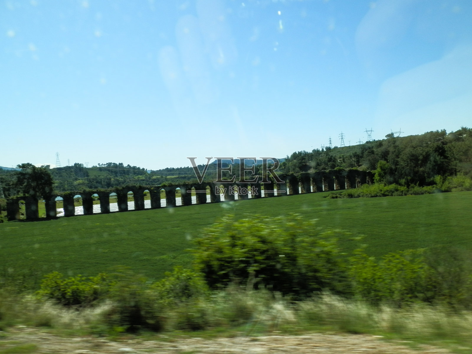 土耳其的古罗马水渠遗址照片摄影图片