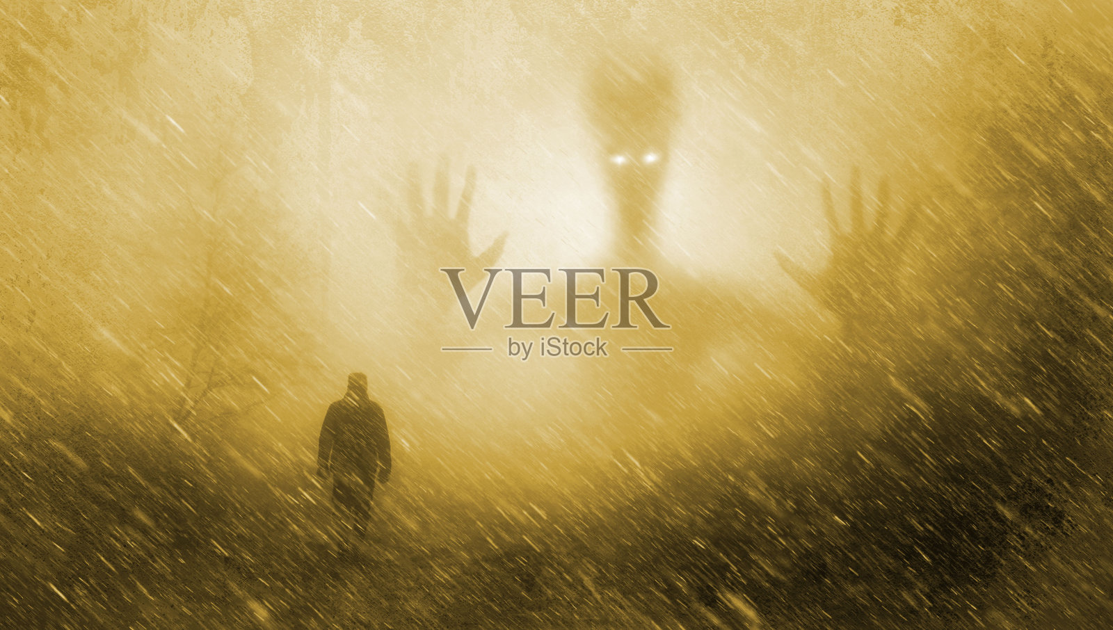 火星在森林照片摄影图片