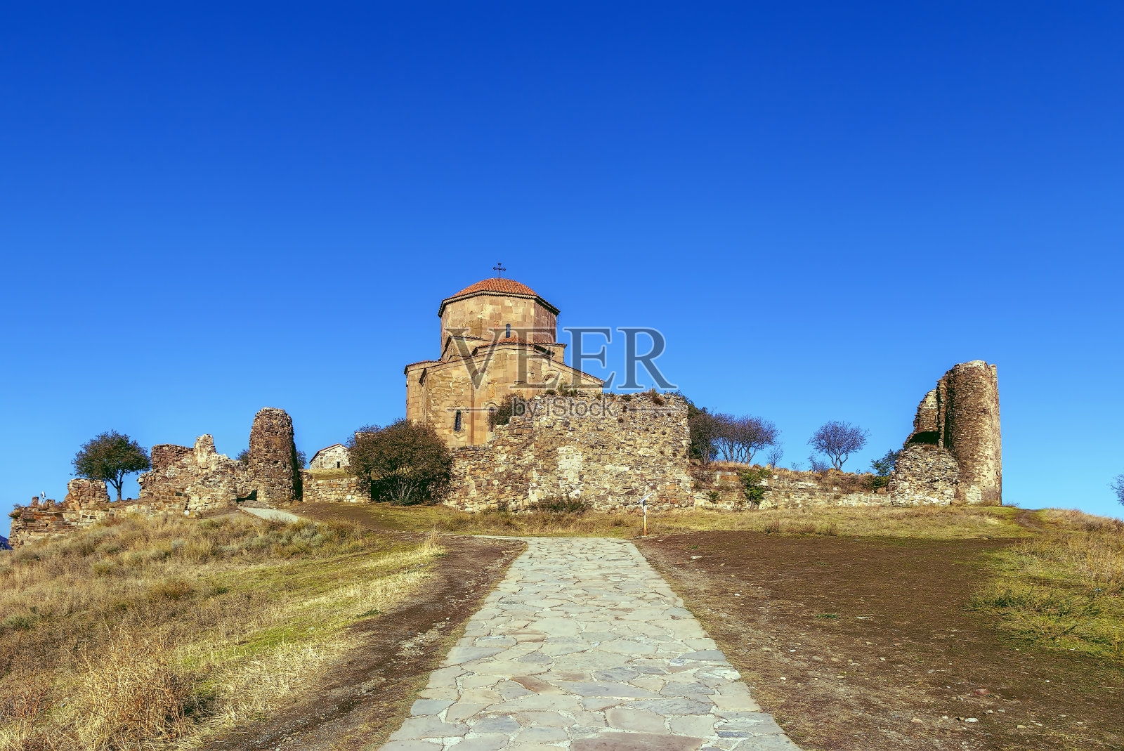 Jvari修道院,格鲁吉亚照片摄影图片