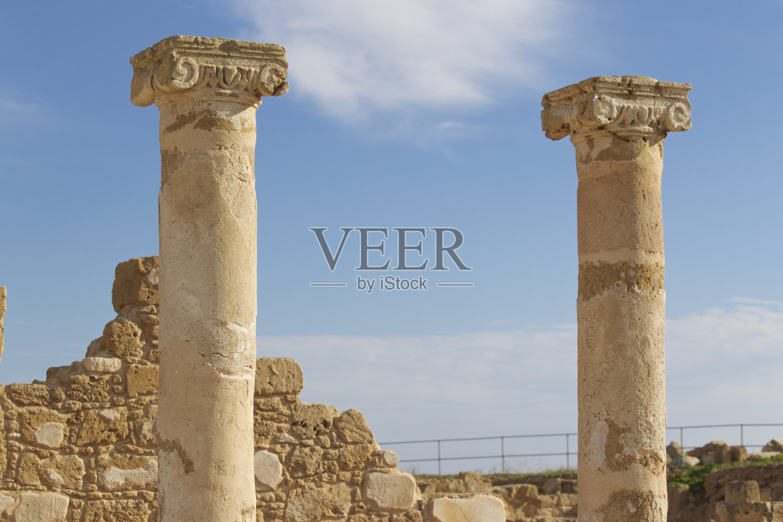 古希腊文明的考古发掘照片摄影图片