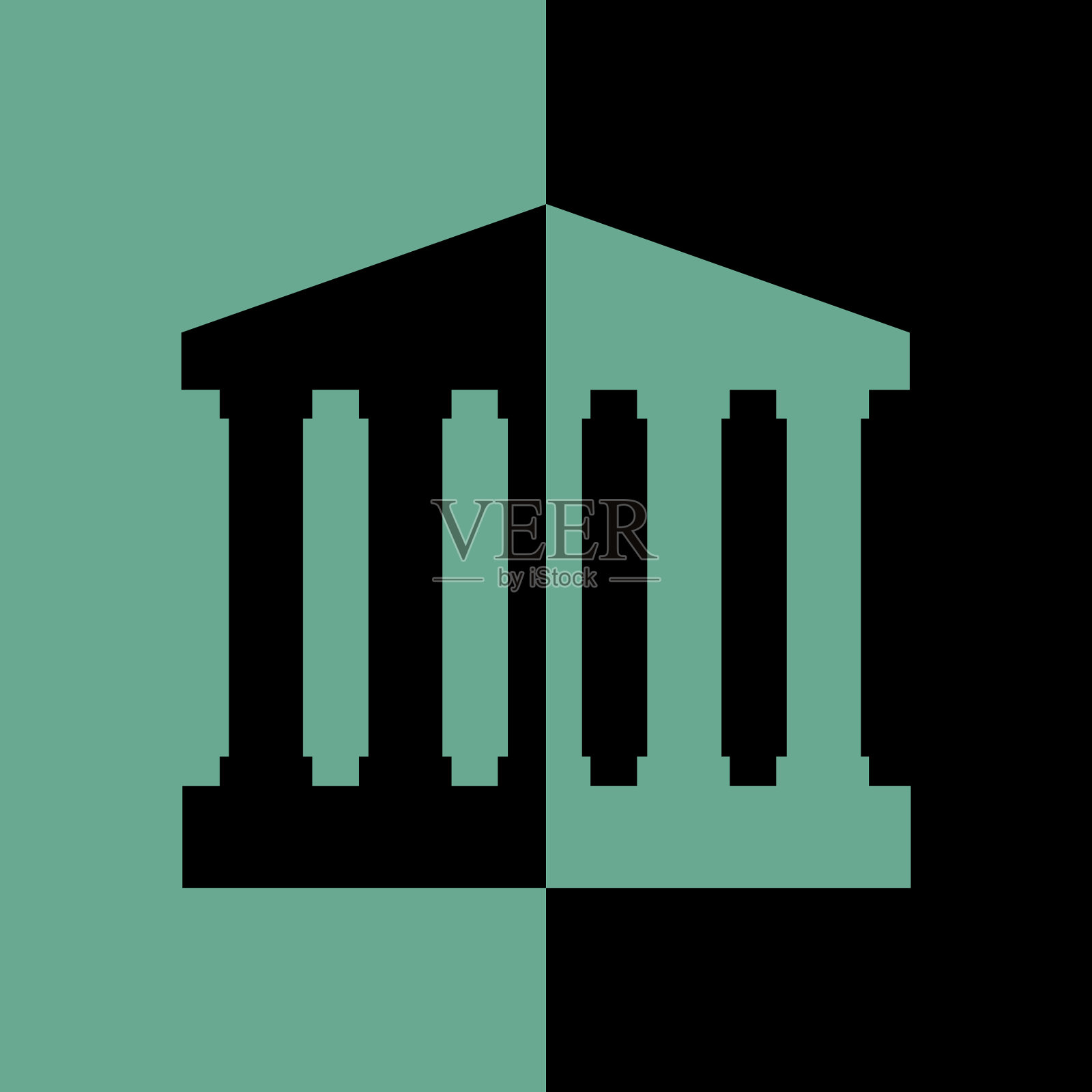 海马无缝模式插画图片素材