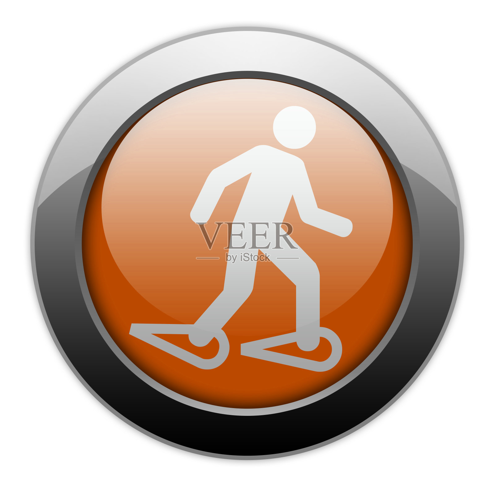 图标,按钮,象形图雪鞋设计元素图片