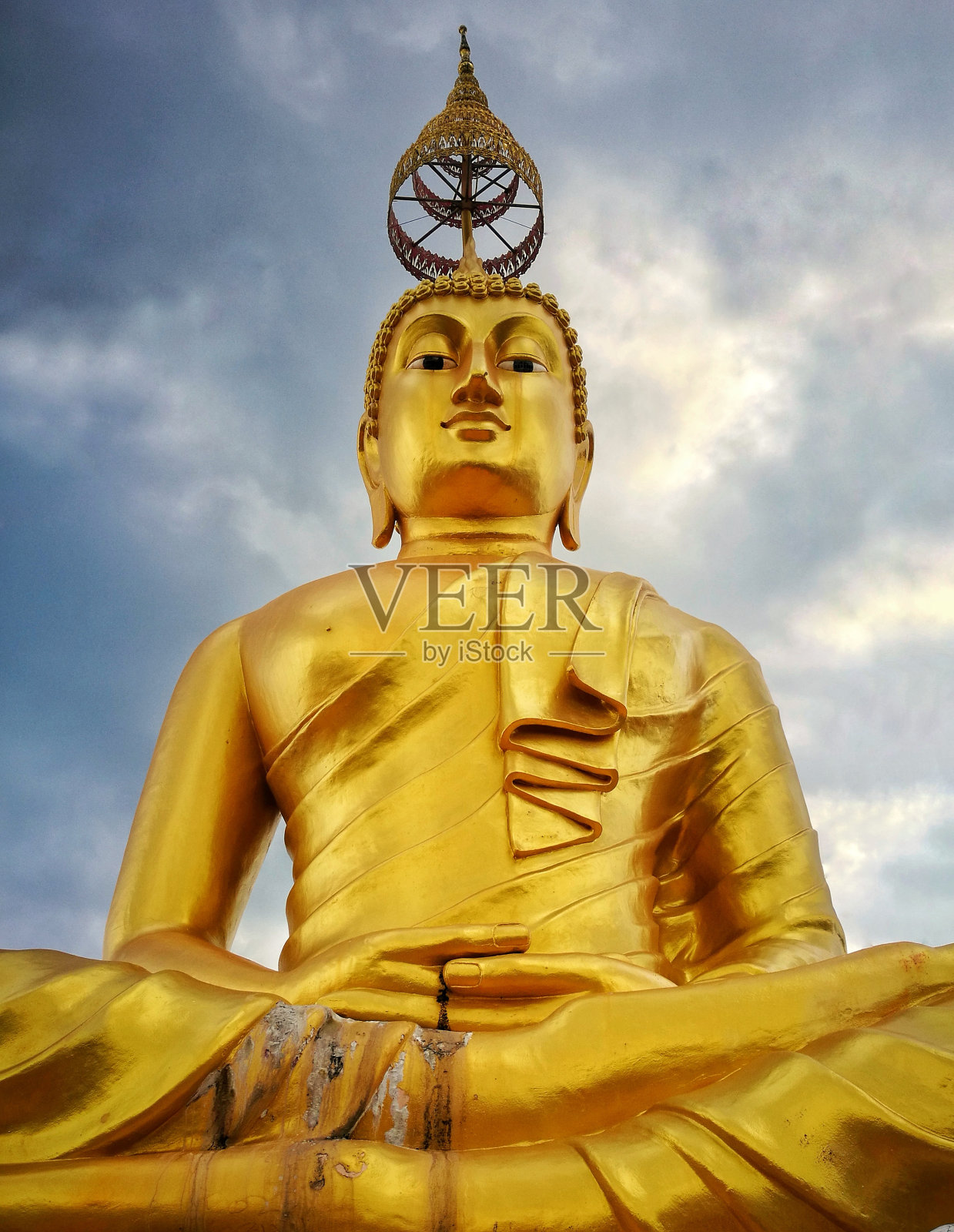 金色的佛,老虎王国,泰国照片摄影图片