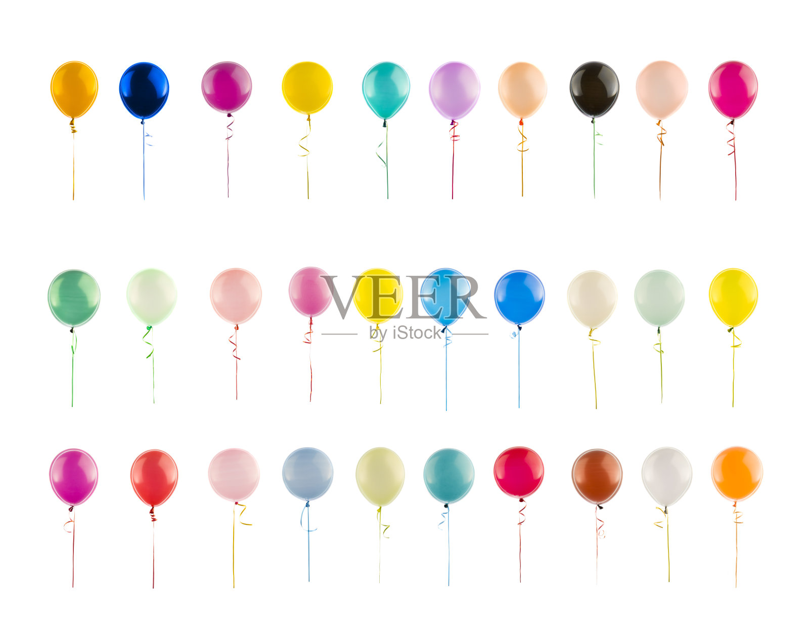 颜色的气球照片摄影图片