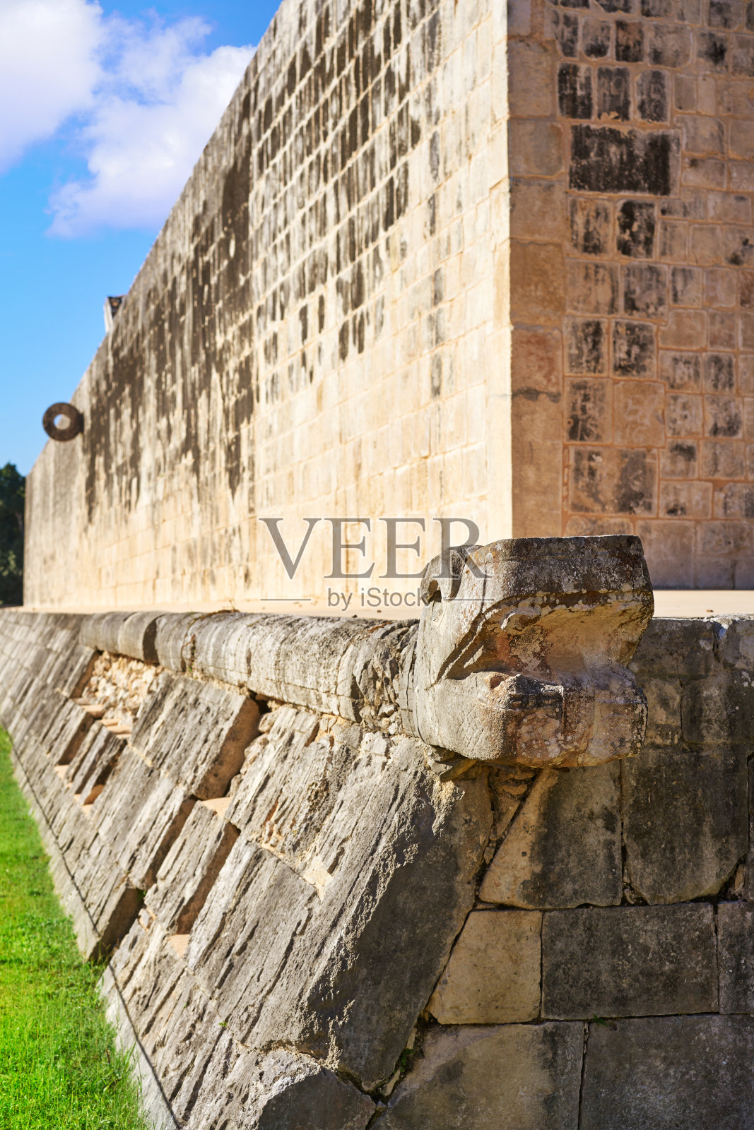 奇琴伊察石环玛雅球场照片摄影图片