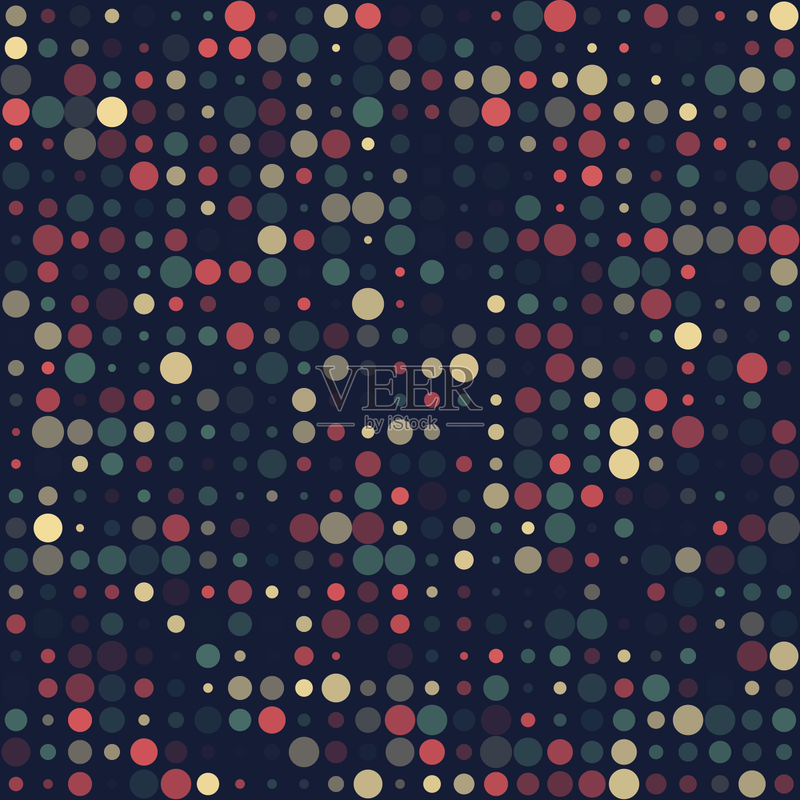 晚圆变化模式插画图片素材