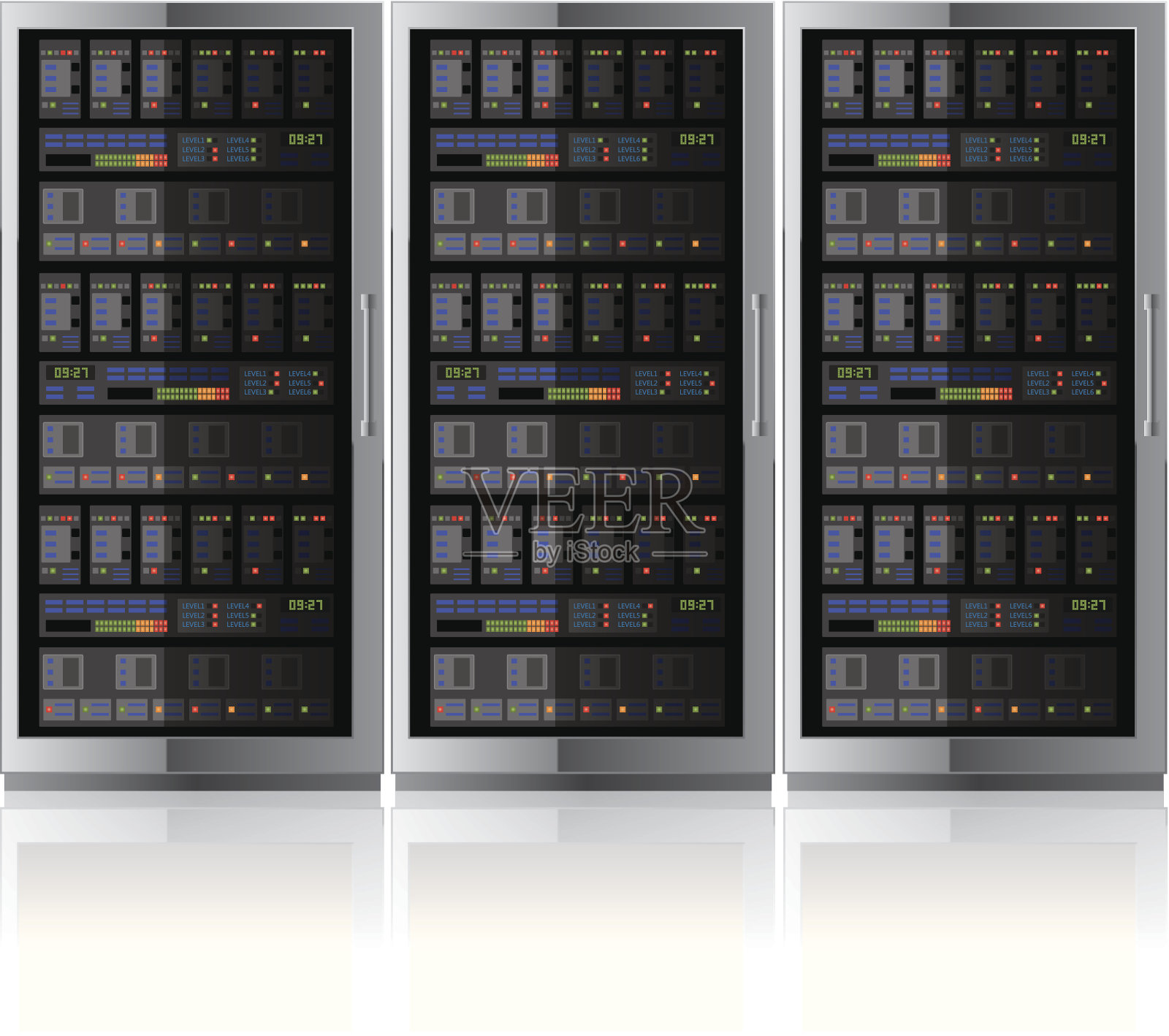 网络服务器插画图片素材