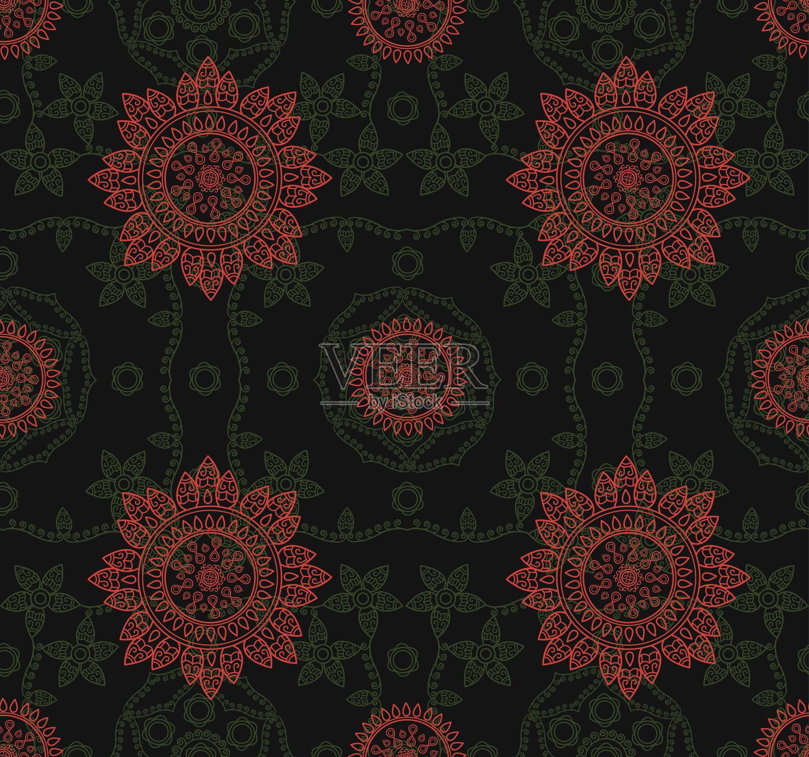 无缝设计插画图片素材