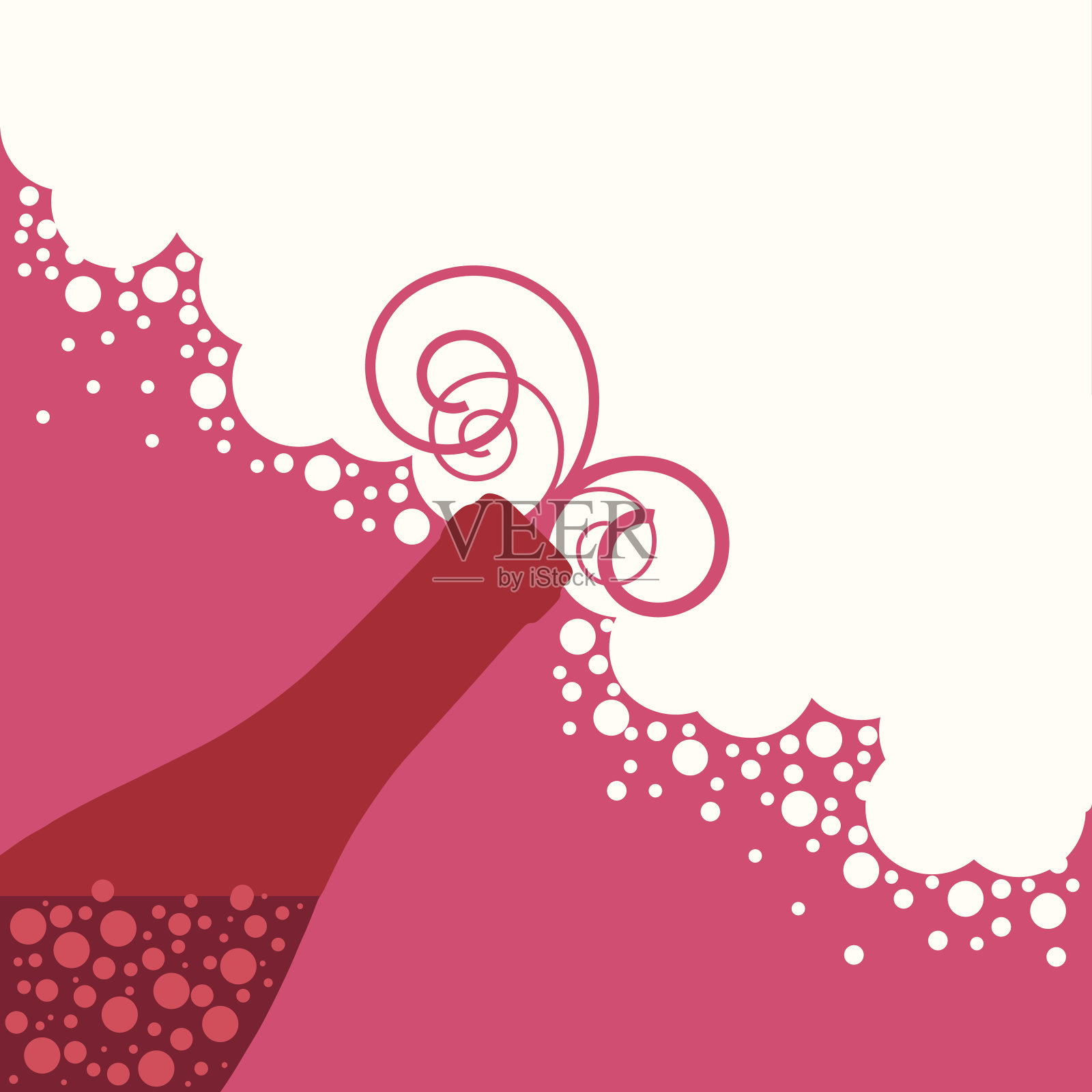 香槟庆祝插画图片素材