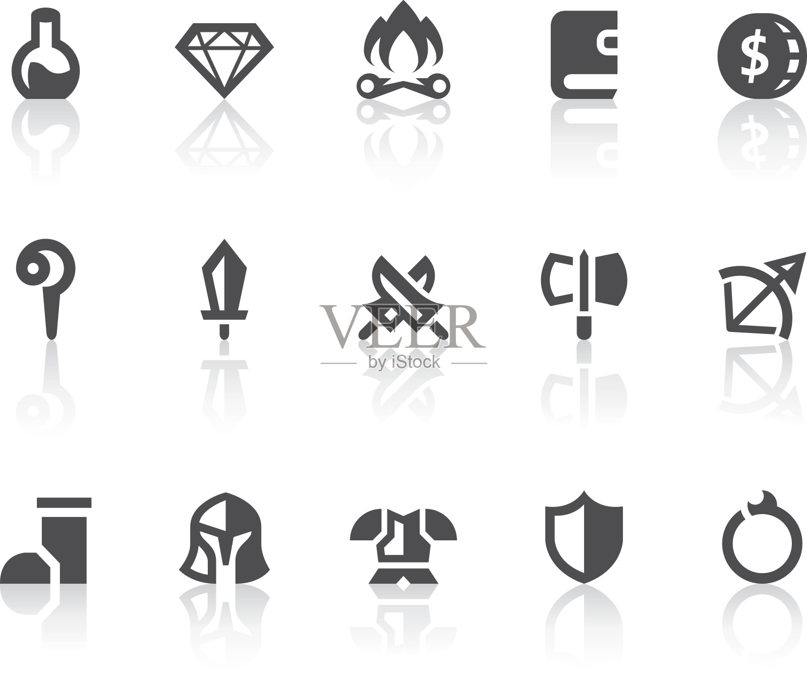 角色扮演游戏I图标|简单的黑色系列图标素材