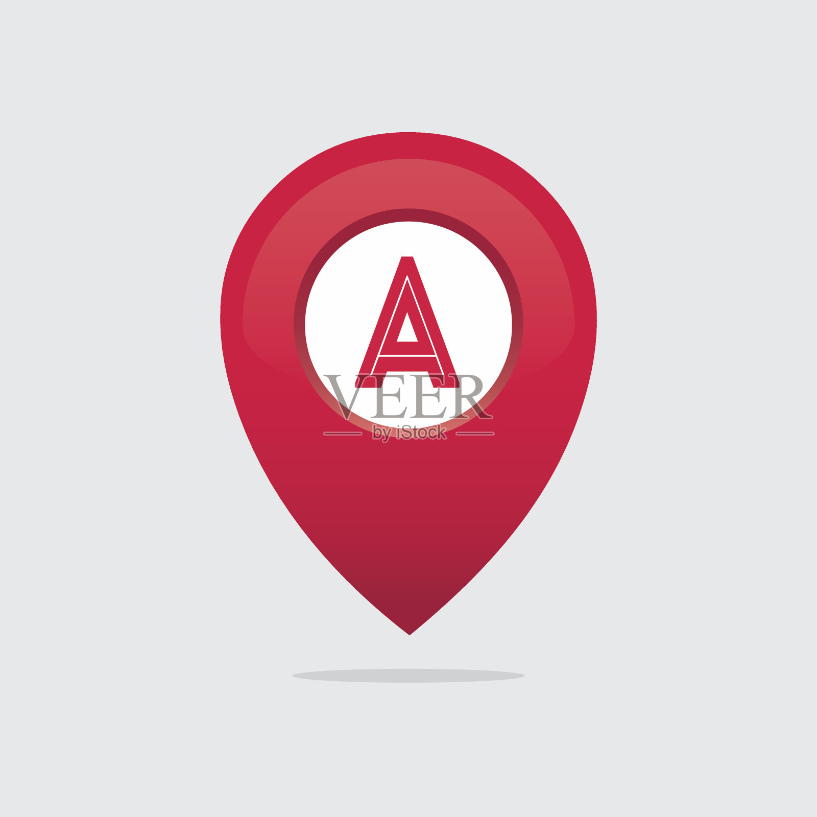 一个位置插画图片素材