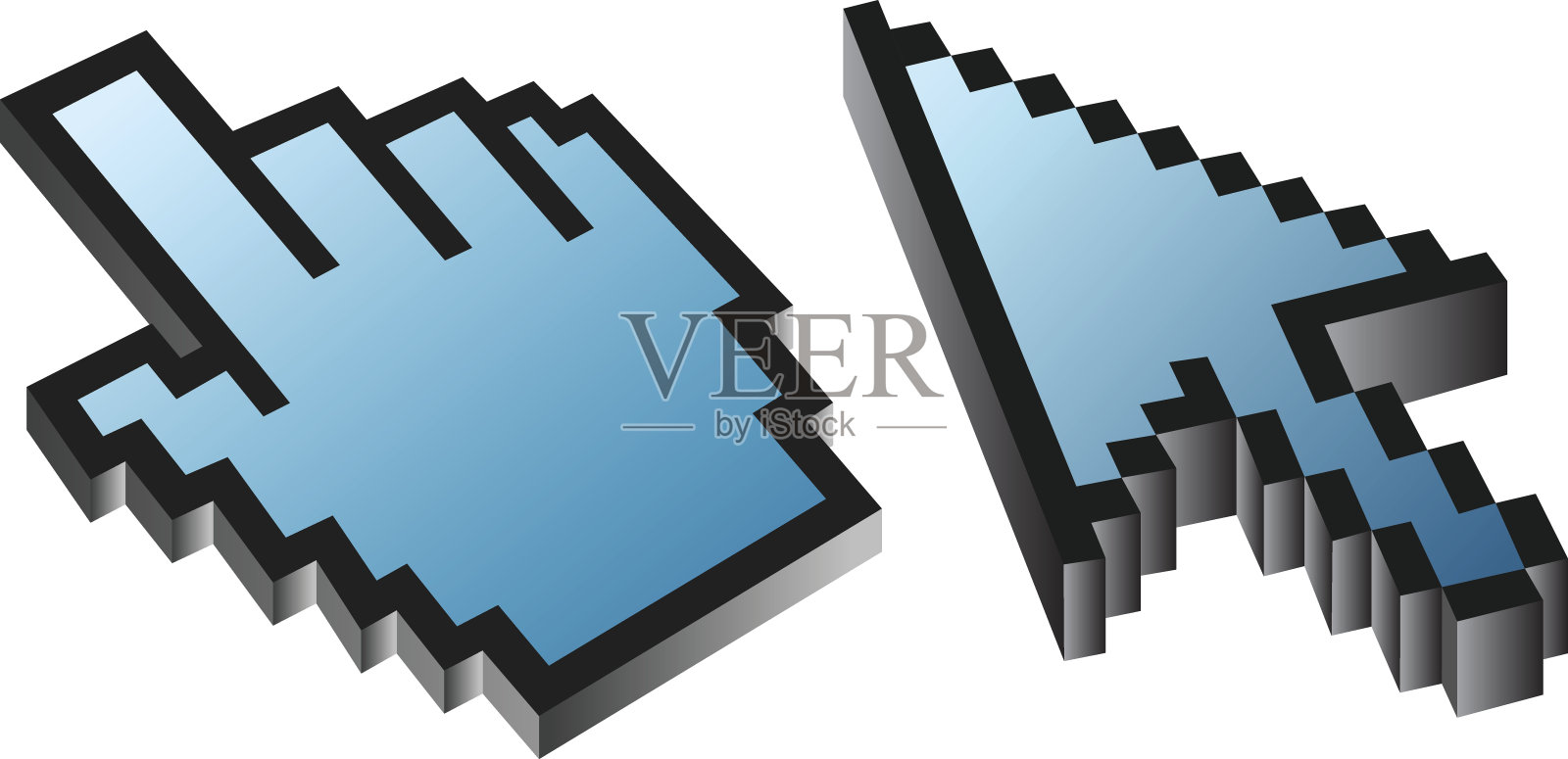 鼠标指针插画图片素材