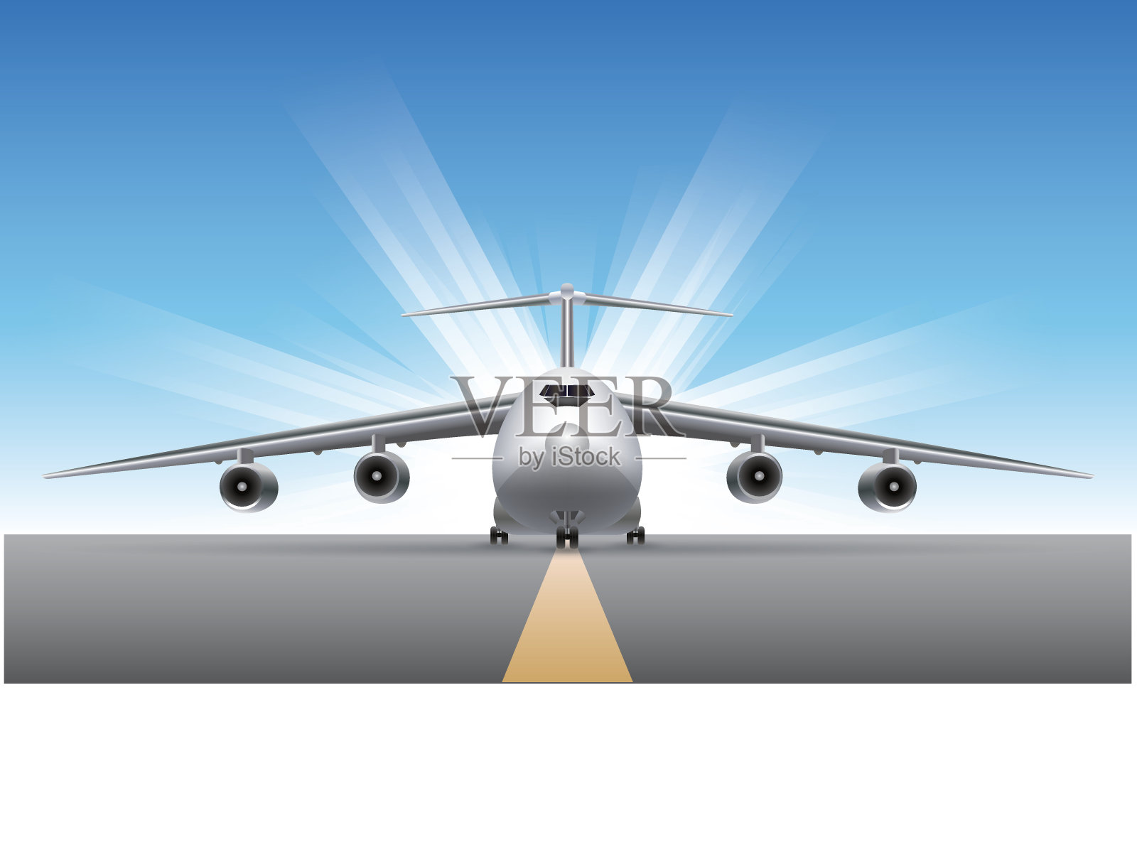 货运飞机插画图片素材